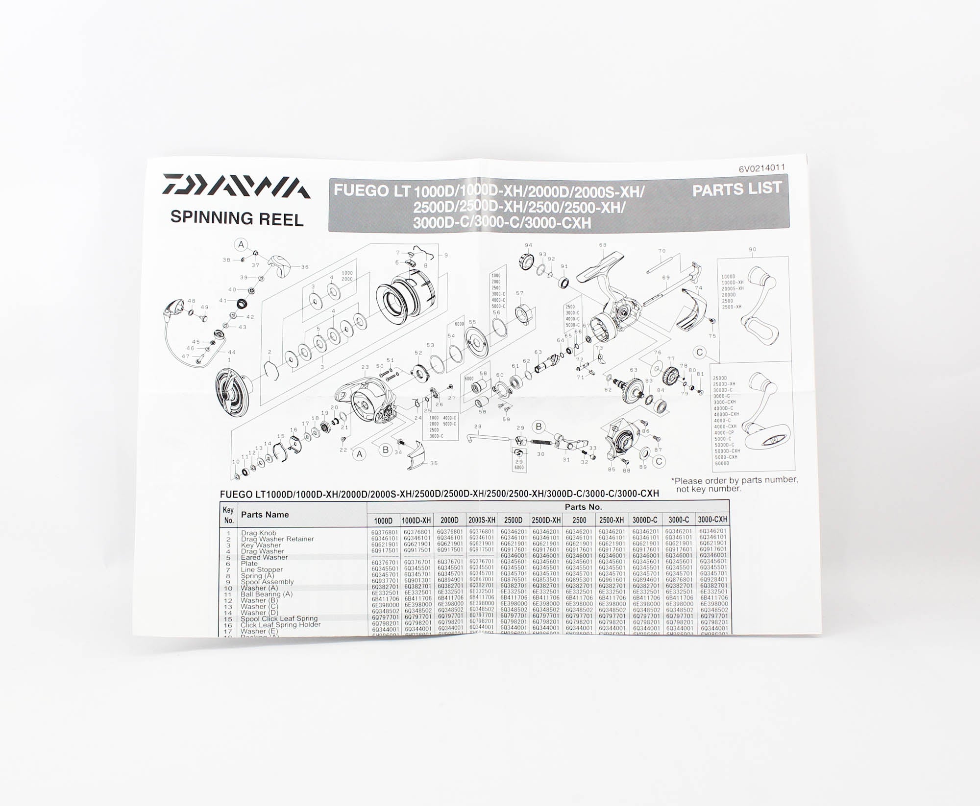 Daiwa Reel Spinning 23 Fuego LT 3000D-C (9483)