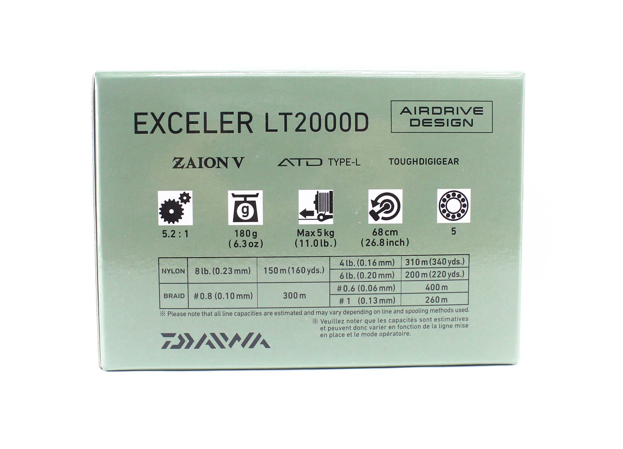 Daiwa Reel Spinning 23 Exceler LT2000D (7778)