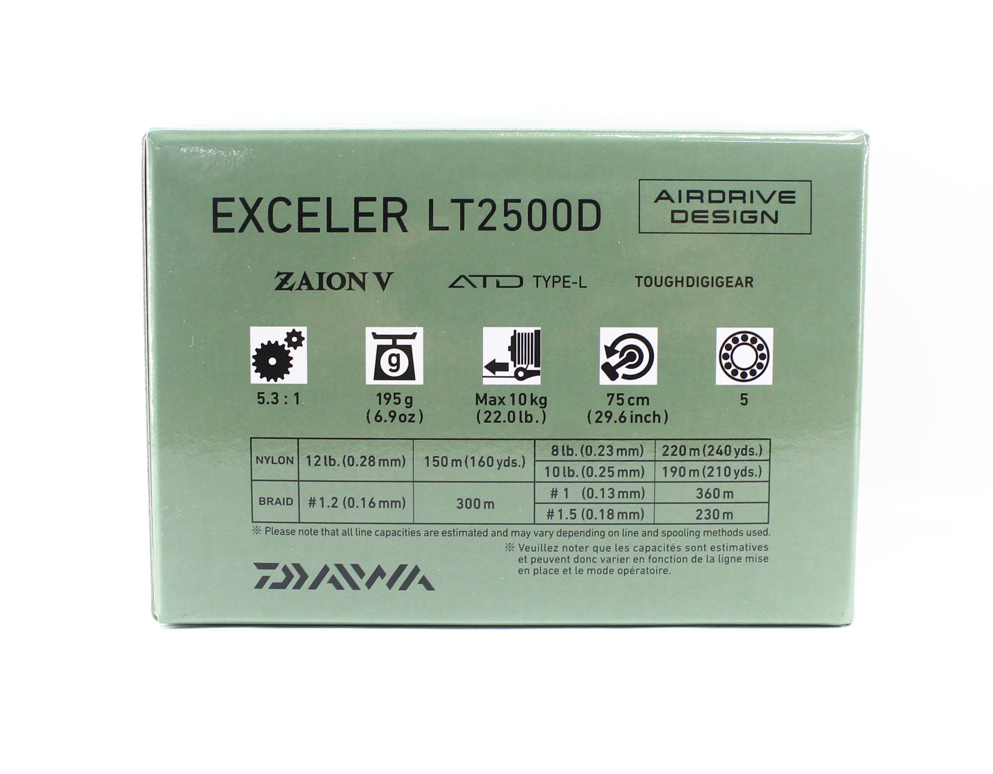 Daiwa Reel Spinning 23 Exceler LT2500D (7808)