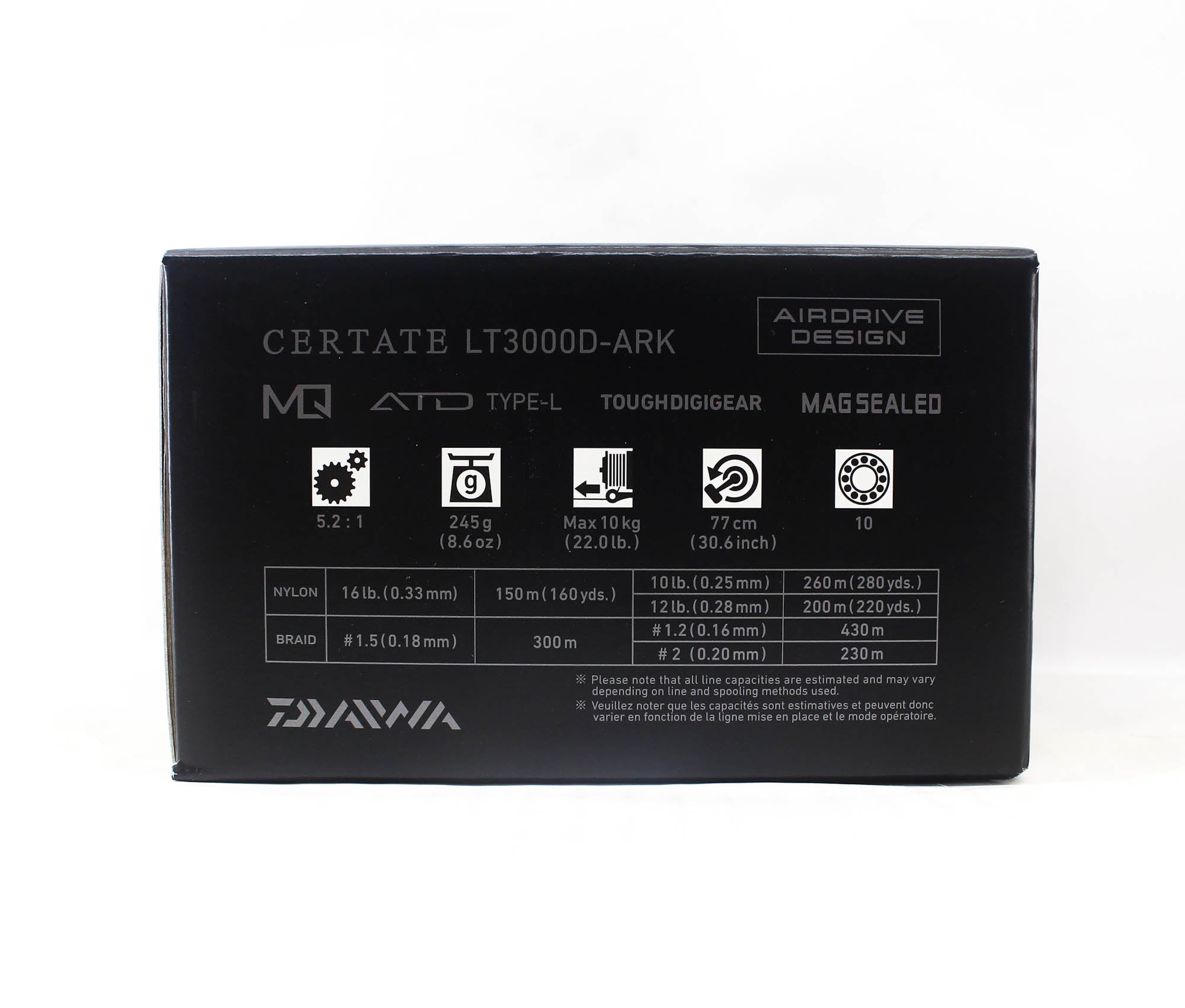 Daiwa Reel Spinning 24 Certate-G LT 3000D-ARK (9505)