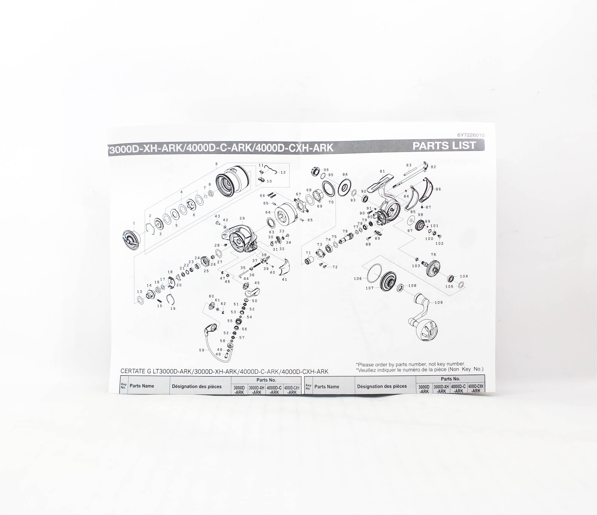 Daiwa Reel Spinning 24 Certate-G LT 4000D-CXH-ARK (9536)