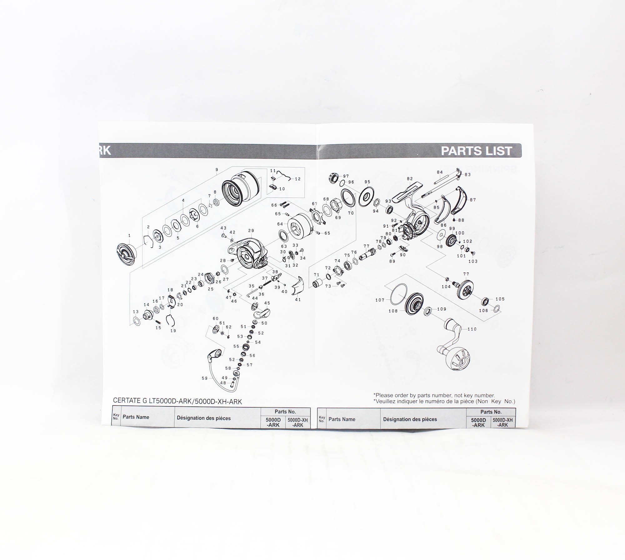 Daiwa Reel Spinning 24 Certate-G LT 5000D-ARK (9543)