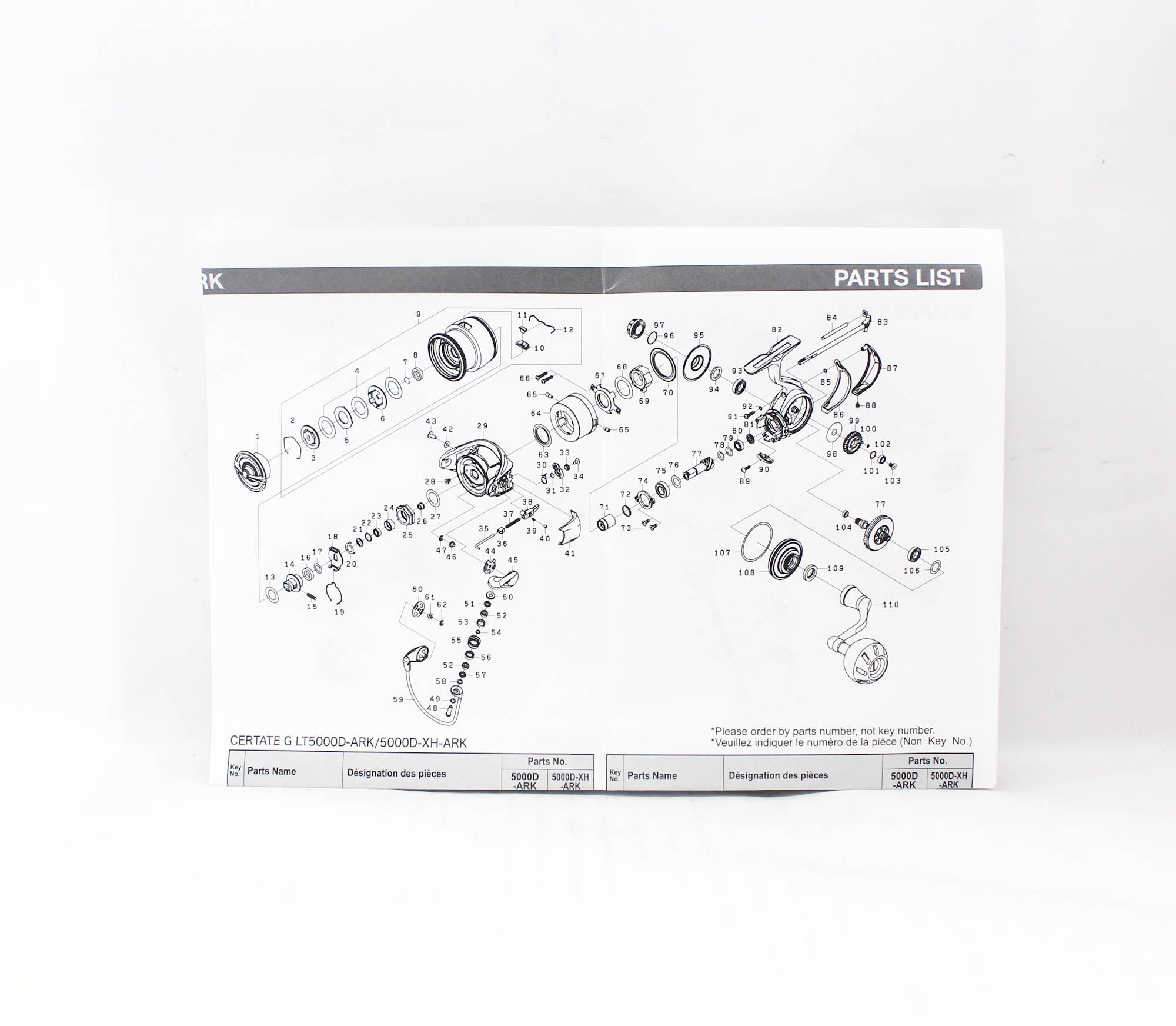 Daiwa Reel Spinning 24 Certate-G LT 5000D-XH-ARK (9550)