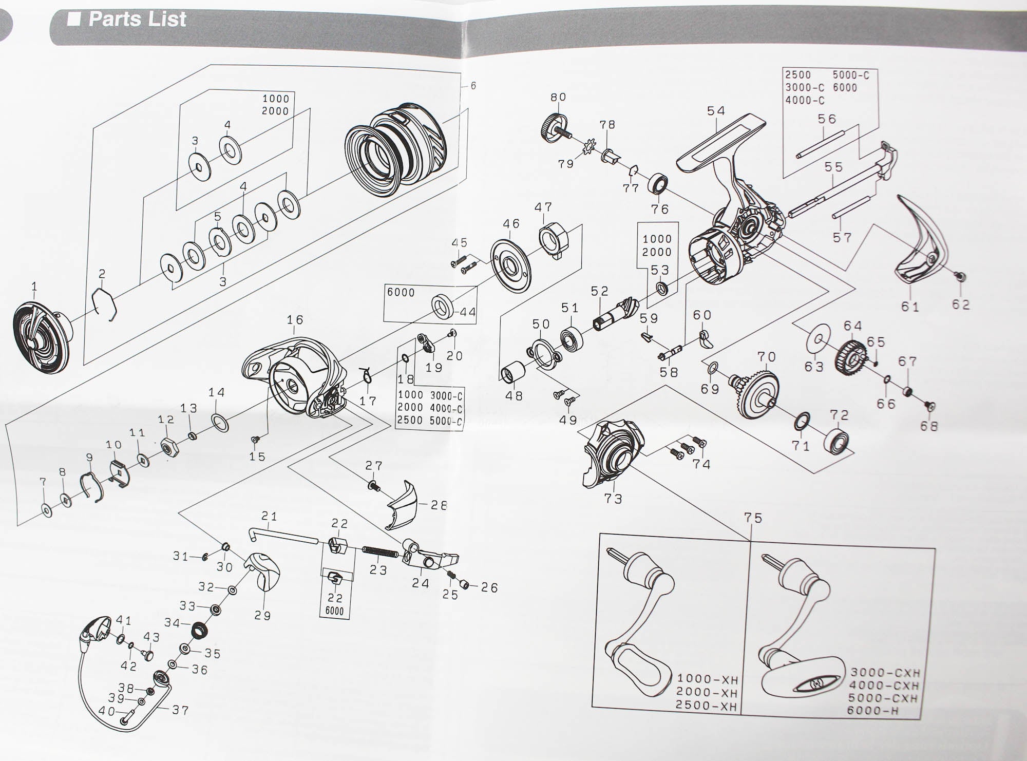 Daiwa Reel Spinning 24 Revros R LT 2500 XH (1057)