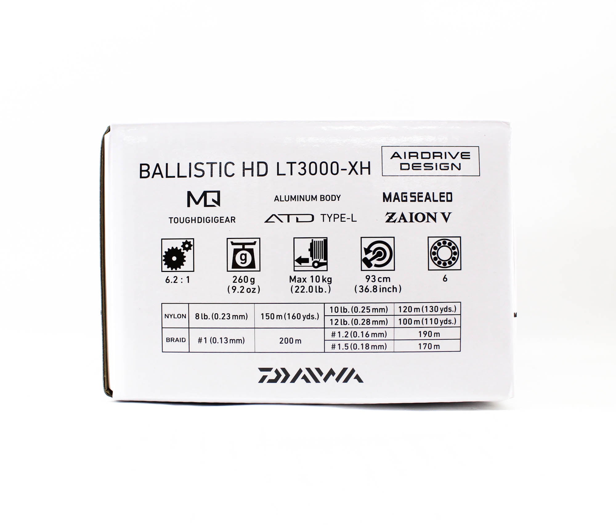 Daiwa Reel Spinning 25 Ballistic HD LT3000-XH (4597)