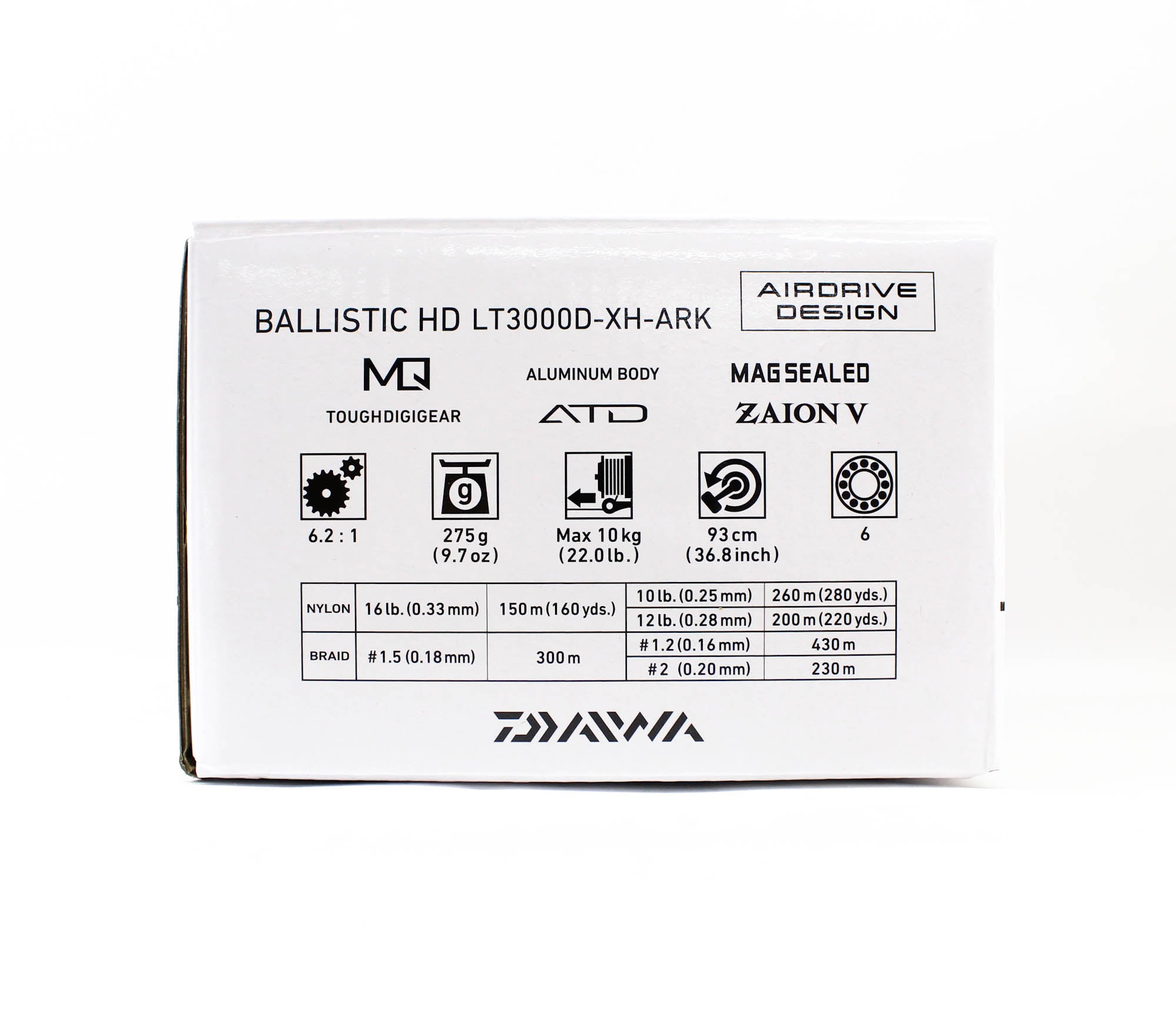Daiwa Reel Spinning 25 Ballistic HD LT3000D-XH ARK (4603)