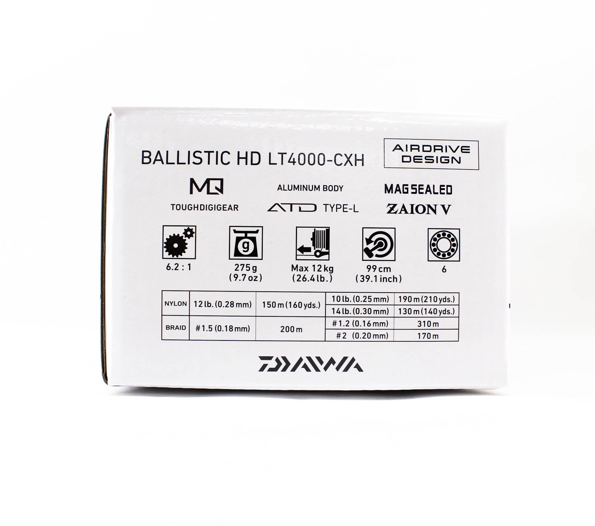 Daiwa Reel Spinning 25 Ballistic HD LT4000-CXH (4610)