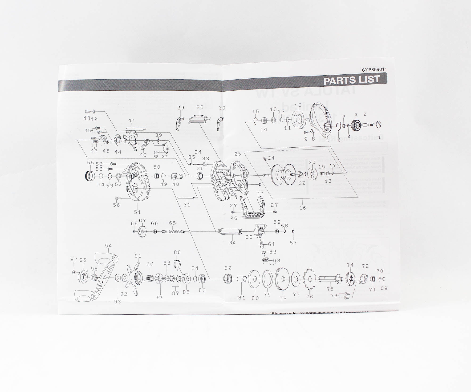 Sale Daiwa Reel Baitcast Tatula SV TW Limited 103H Right Hand (2538)