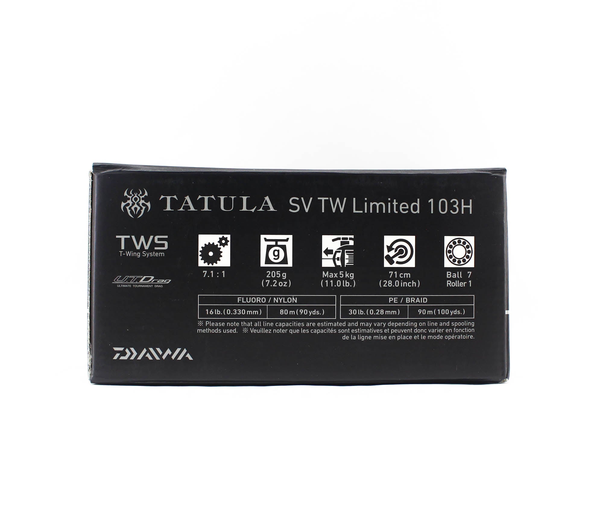 Daiwa Reel Baitcast Tatula SV TW Limited 103H Right Hand (2538)