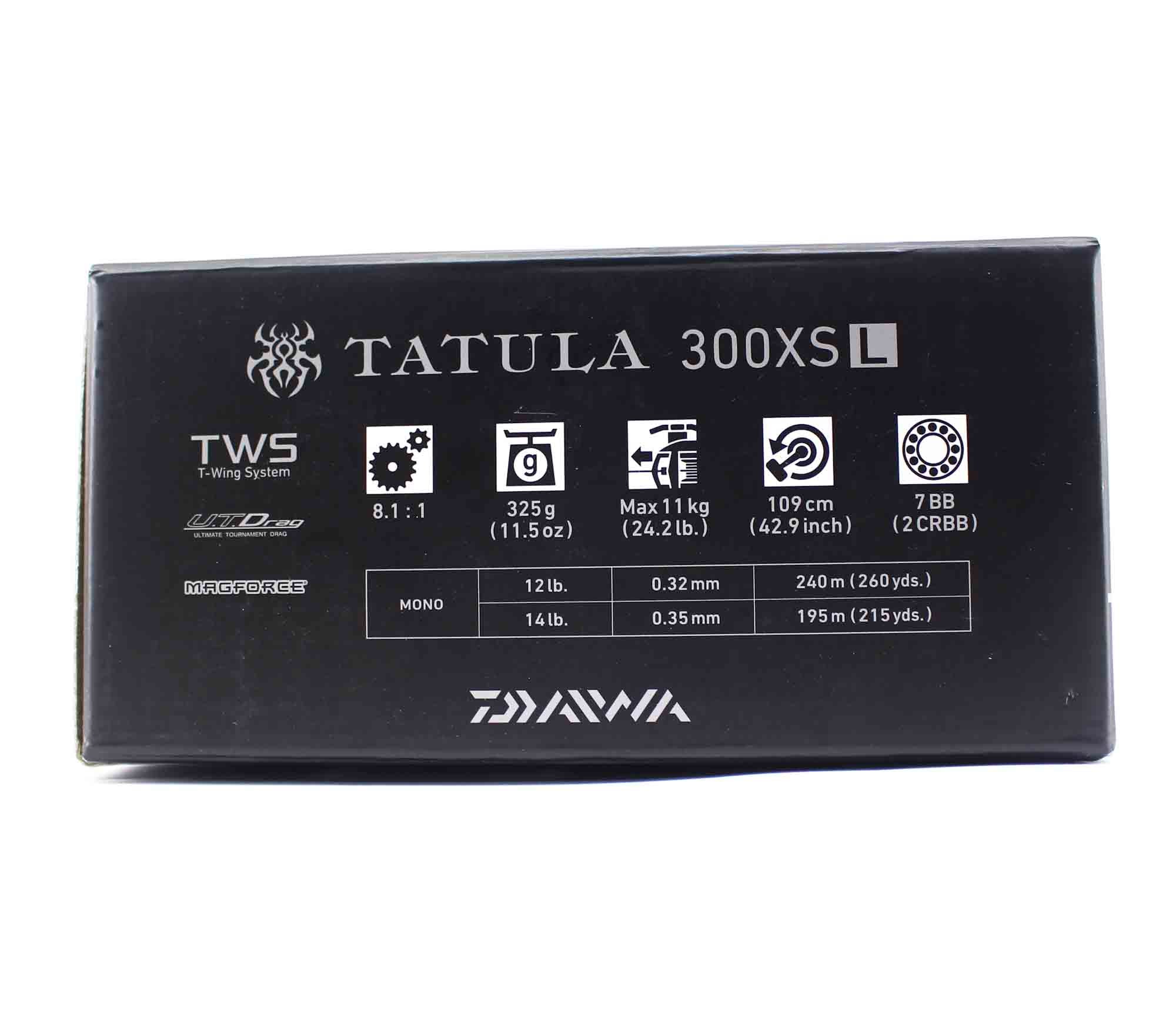 Daiwa Reel Baitcast 20 Tatula 300 XSL Left Hand (4679)