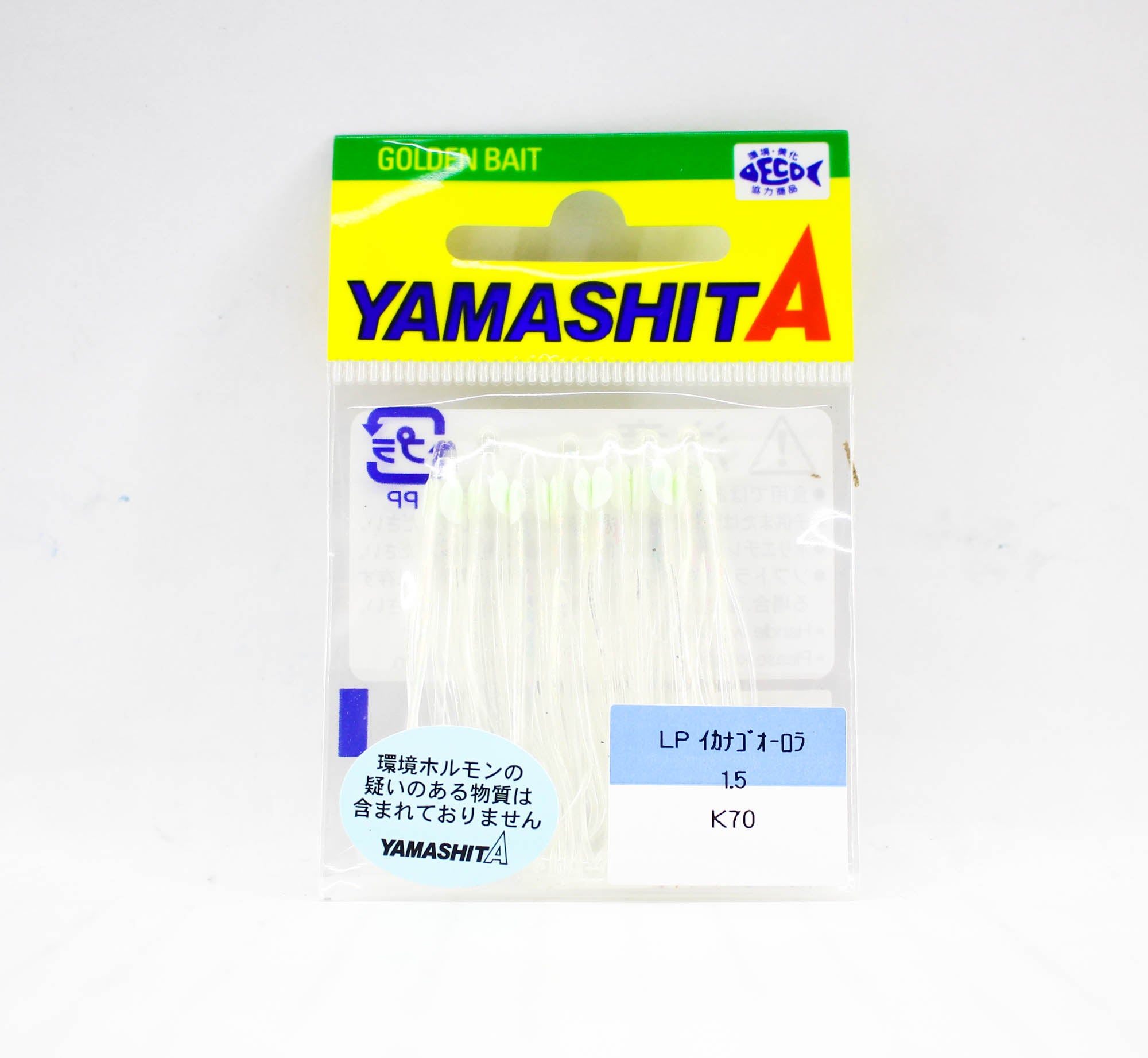 Yamashita Ikanago Aurora Squid Skirt 1.5 inch (7 pc per pack) K70 (3024)