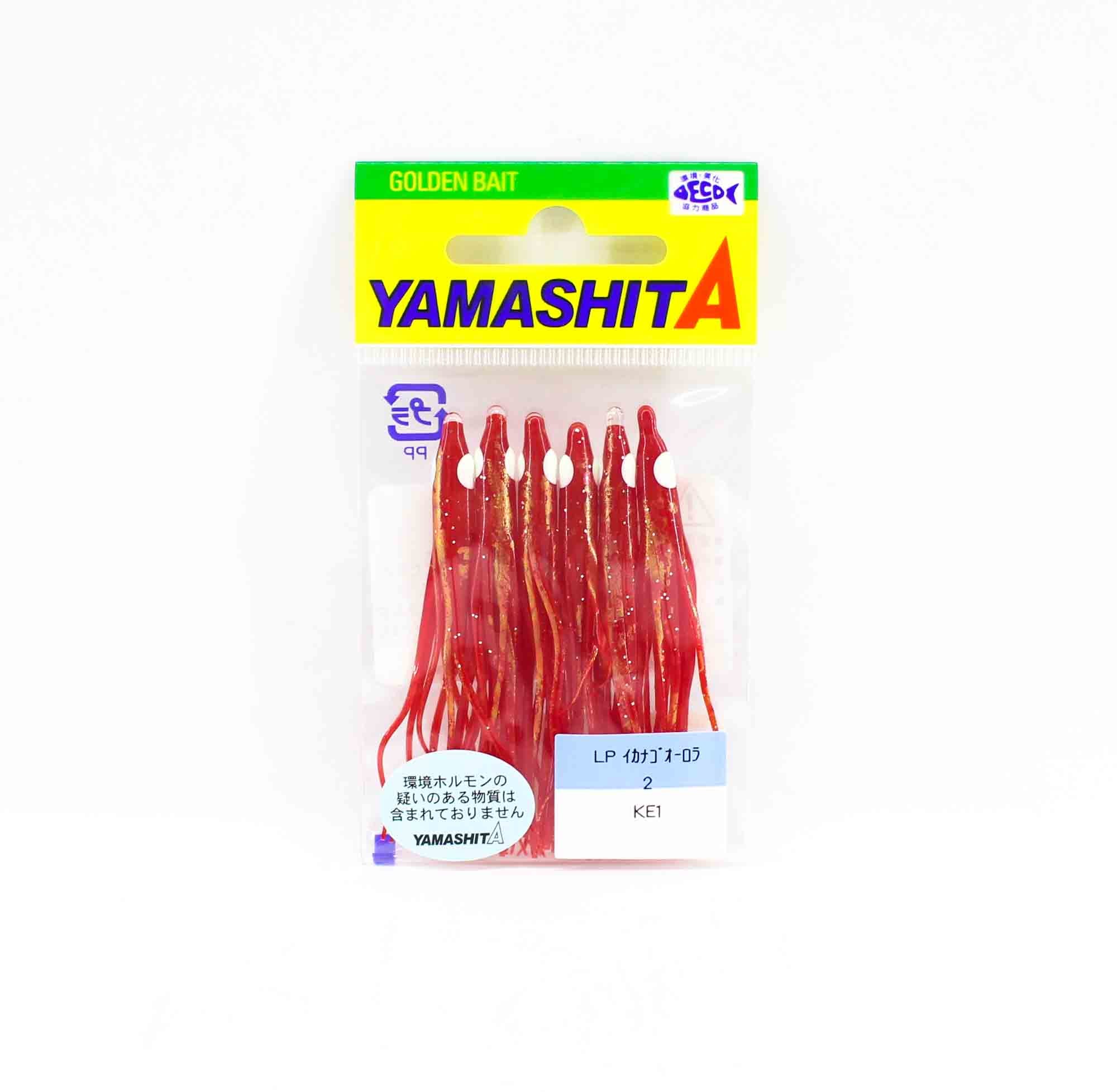 Yamashita Ikanago Aurora Squid Skirt 2 inch (6 pc per pack) KE1 (3161)