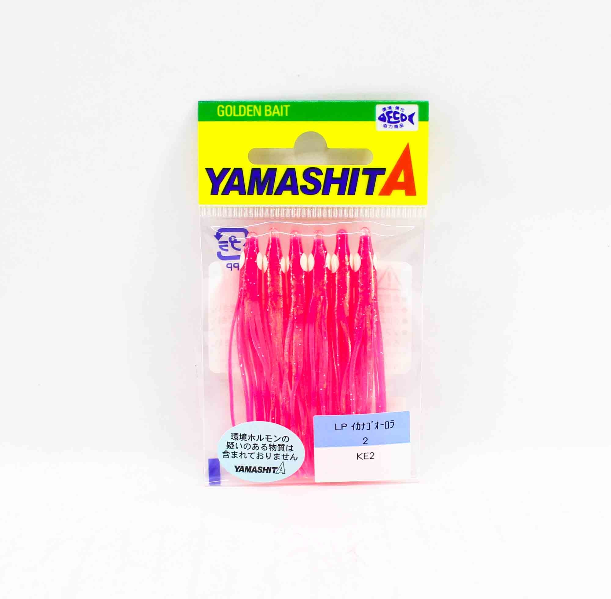 Yamashita Ikanago Aurora Squid Skirt 2 inch (6 pc per pack) KE2 (3178)