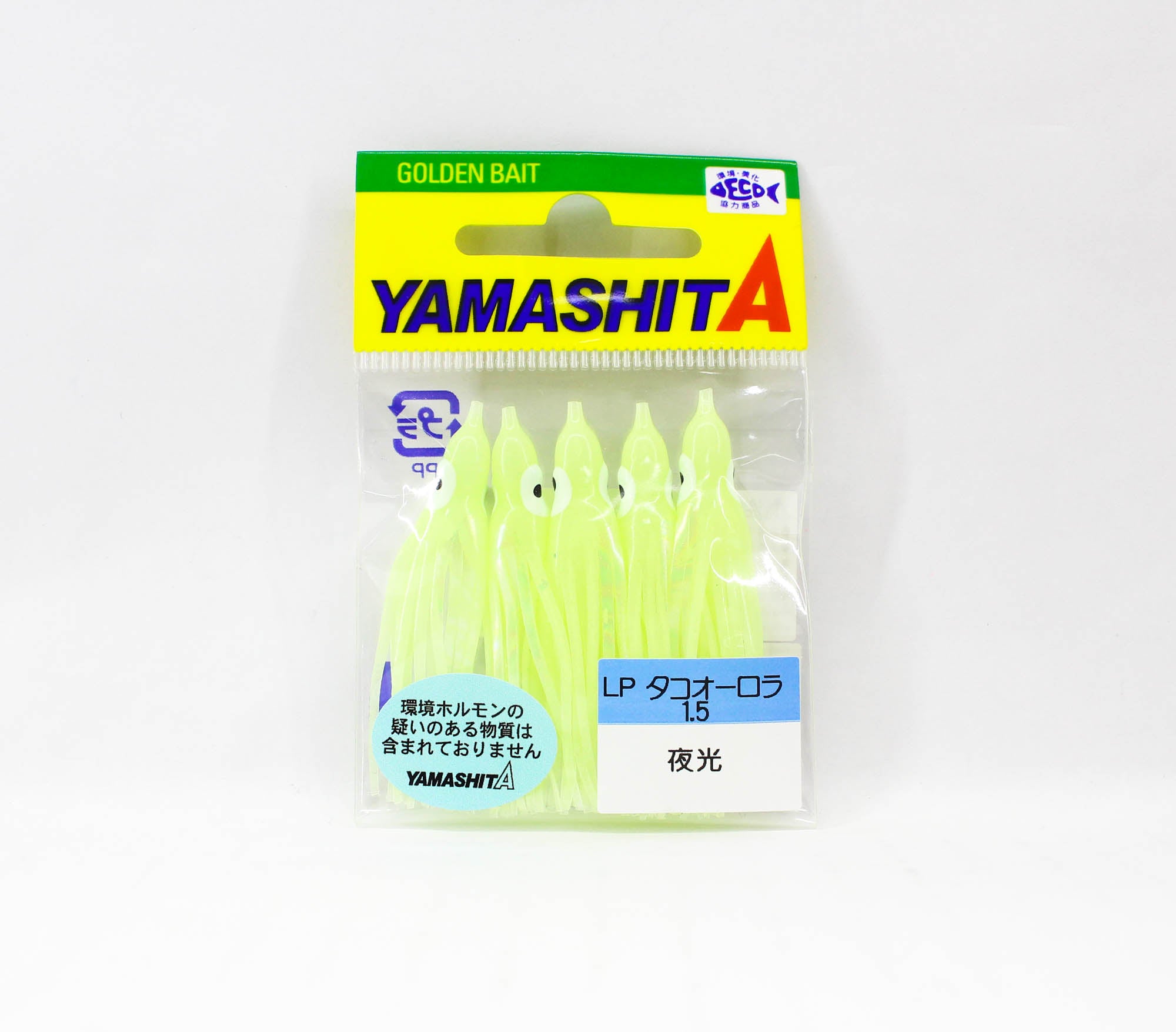 Yamashita Octopus Aurora Squid Skirt 1.5 inch (5 pc per pack) YAKO (7013)