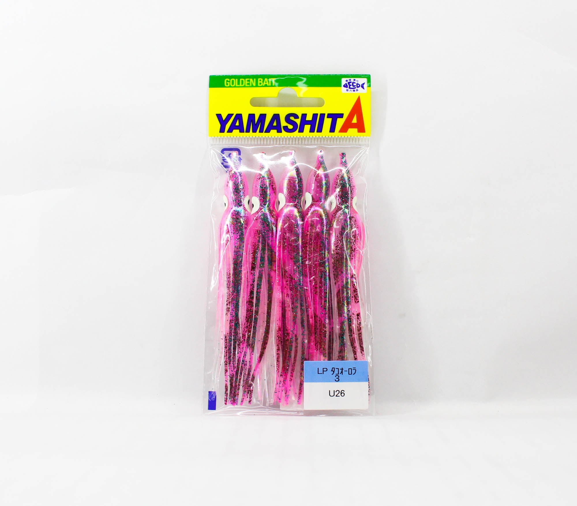 Yamashita Octopus Aurora Squid Skirt 3 inch (5 pc per pack) U26 (5147)