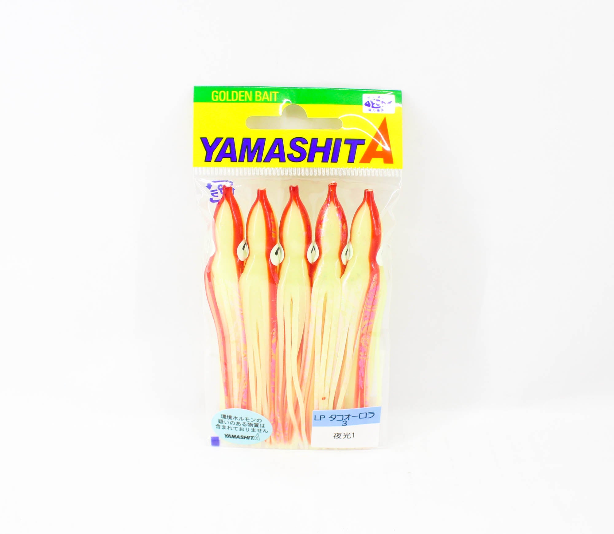 Yamashita Octopus Aurora Squid Skirt 3 inch (5 pc per pack) YAKO-1 (6919)