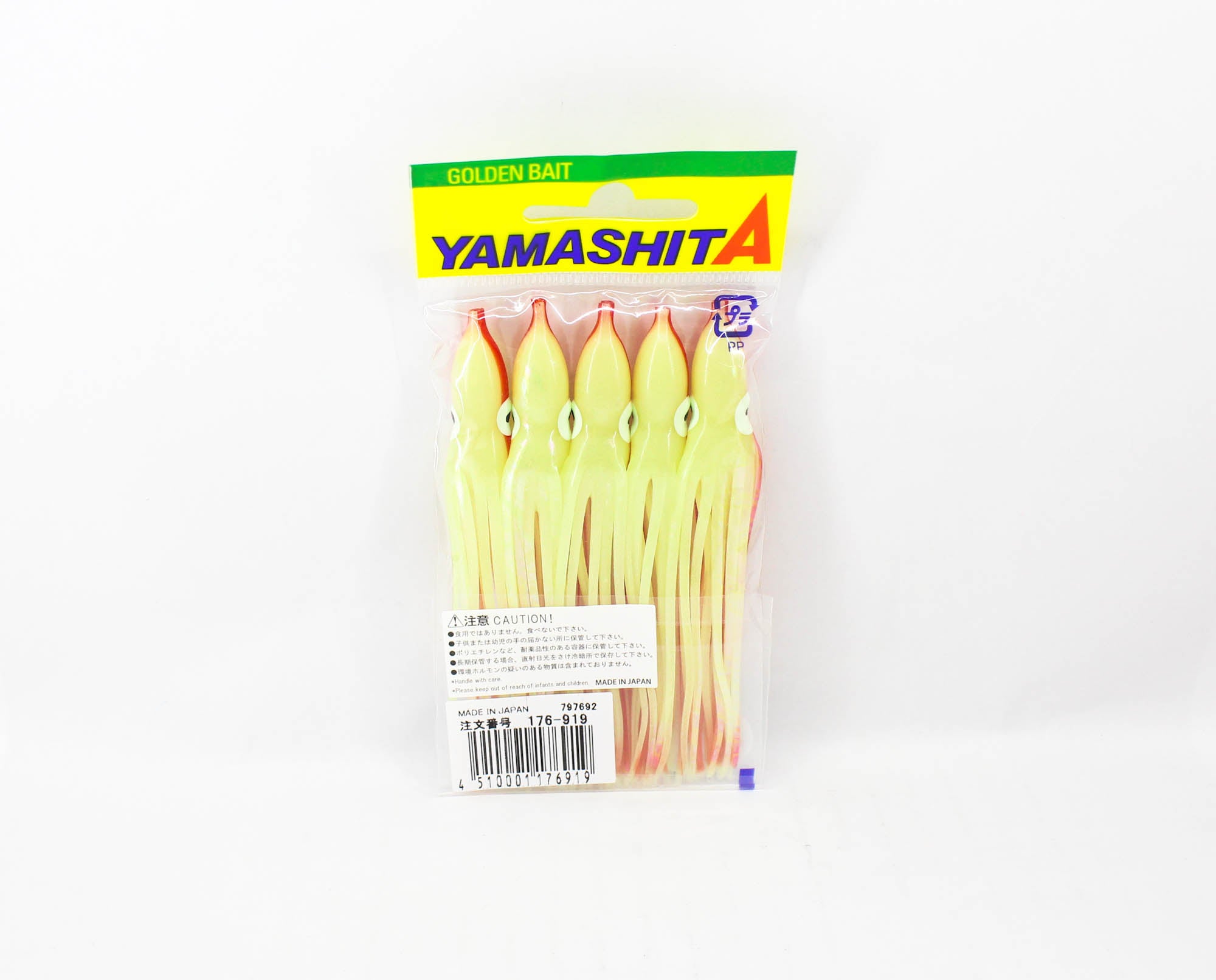 Yamashita Octopus Aurora Squid Skirt 3 inch (5 pc per pack) YAKO-1 (6919)
