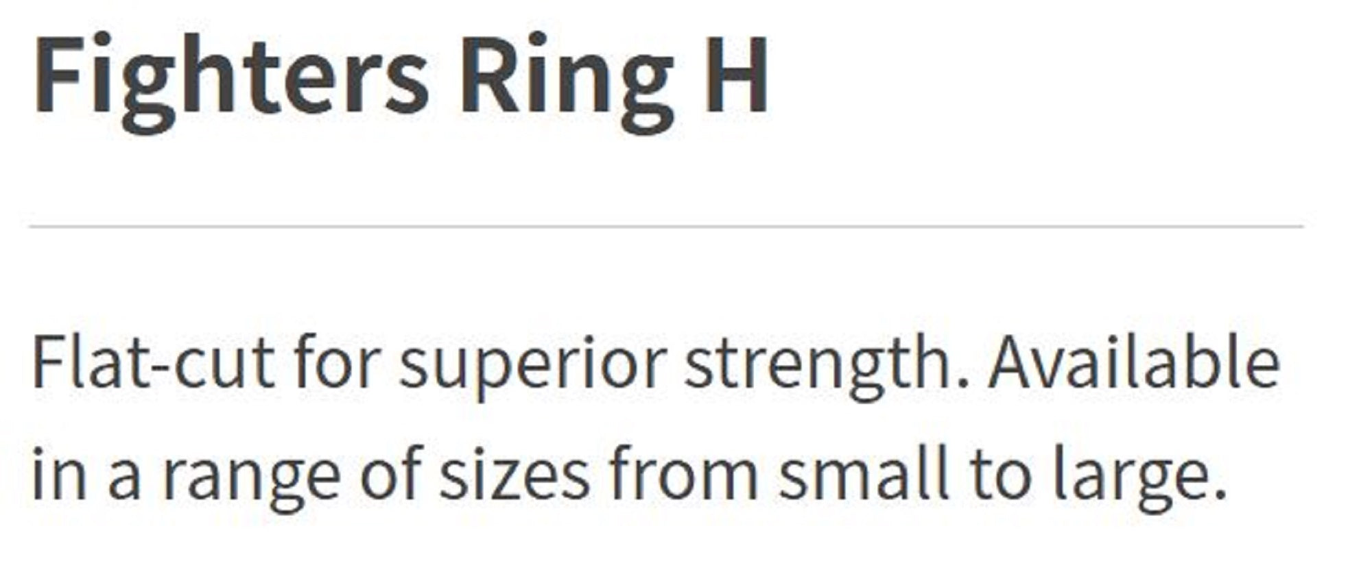 Maria Split Ring Fighter's Ring H Size 4 (5290)