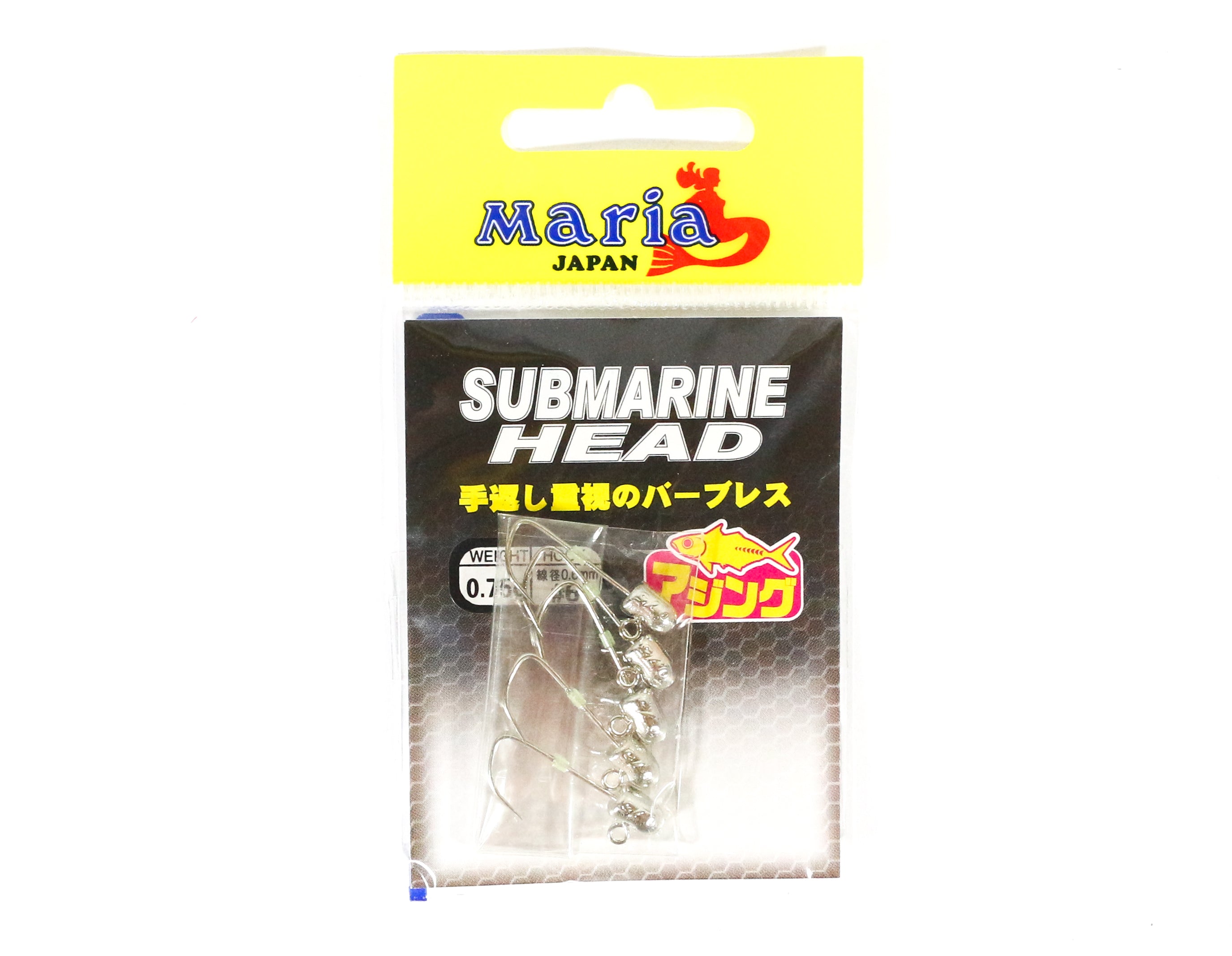 Maria Jig Head Submarine 0.75 grams , Size 6 (3734)