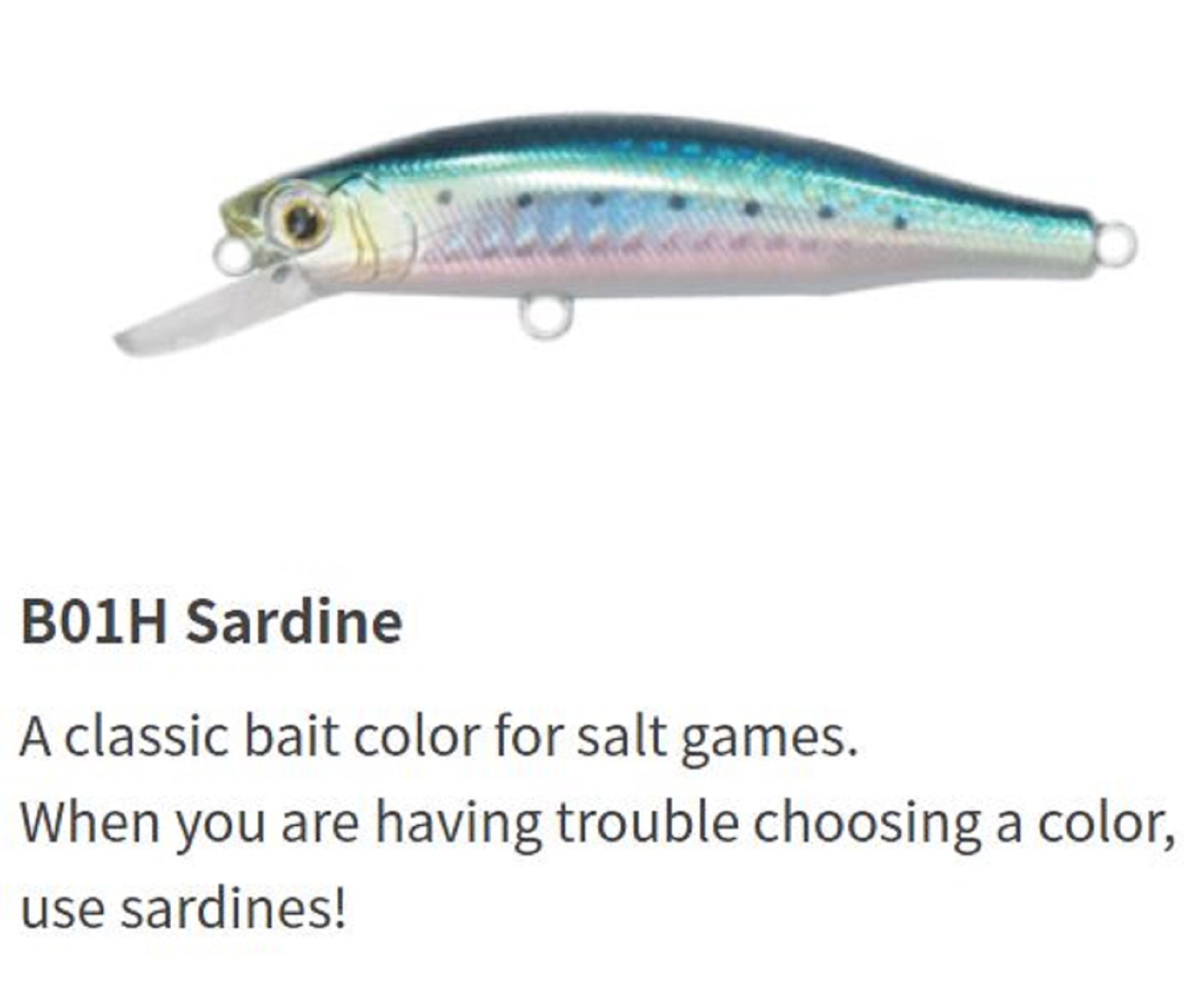 Maria Duplex 65mm 18 grams Sinking Lure B01H (9962)