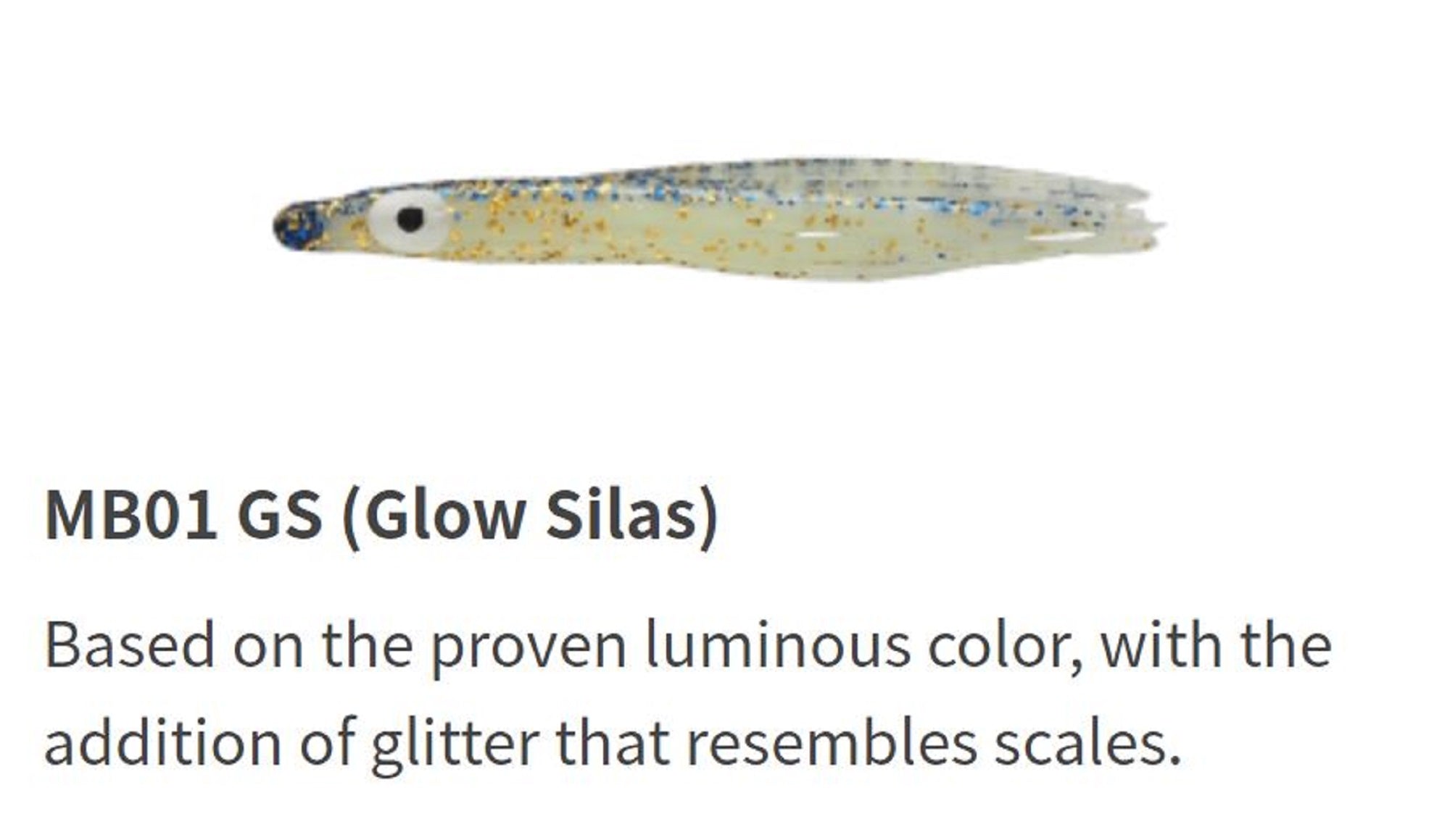 Yamashita Panic Bait Squid Skirts Size 1.5 45 mm MB01 GS (1664)