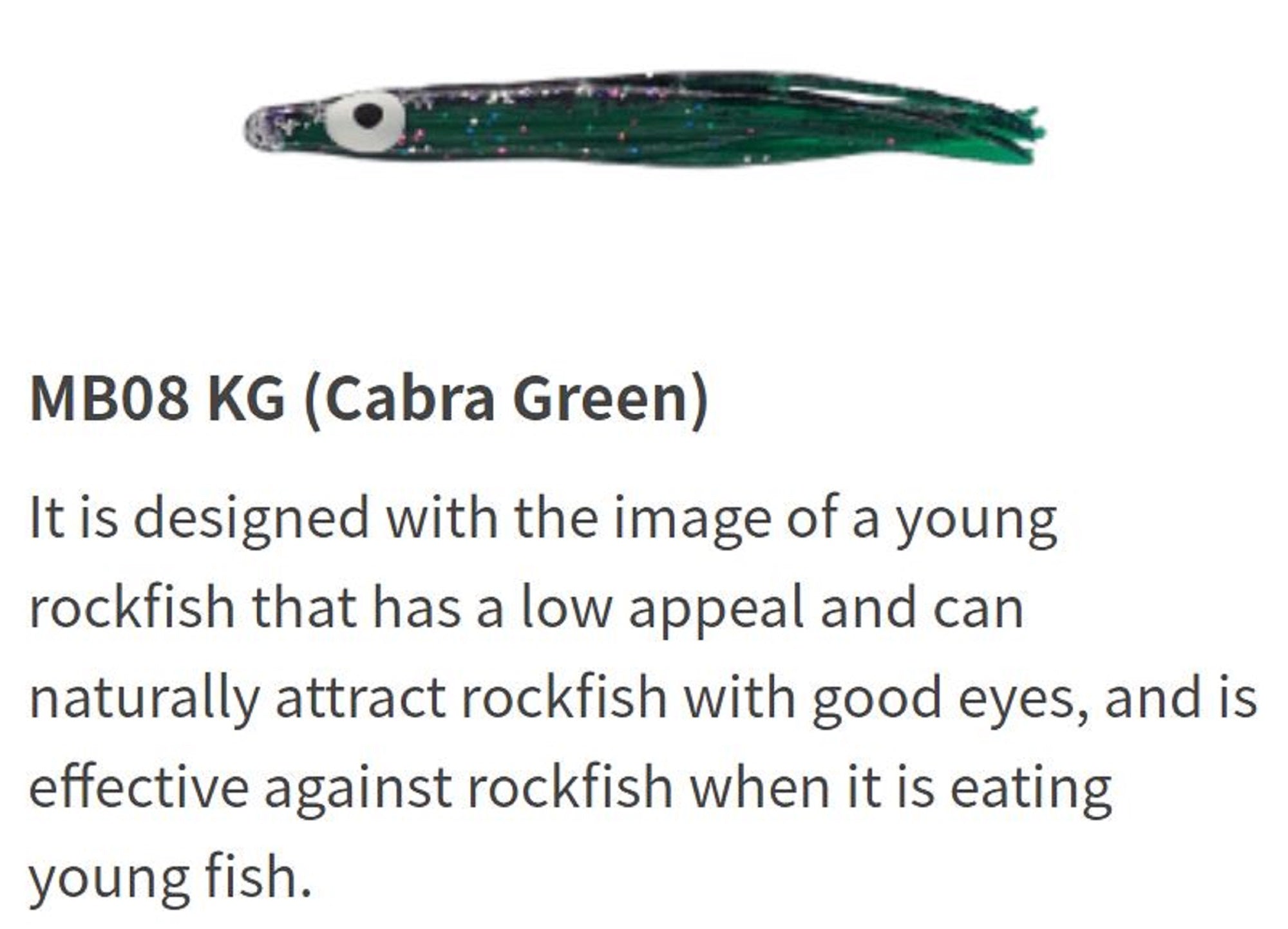 Yamashita Panic Bait Squid Skirts Size 1.5 45 mm MB08 KG (1732)