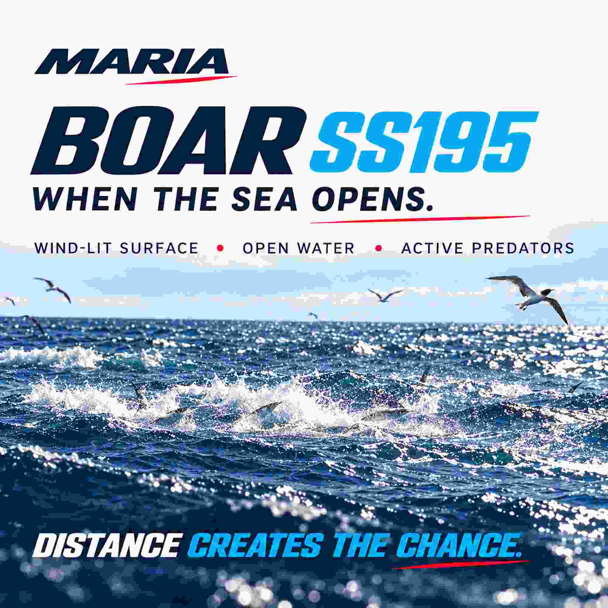 Maria Boar SS195 Jerking Minnow 85 grams Sinking Lure 001 (6744)