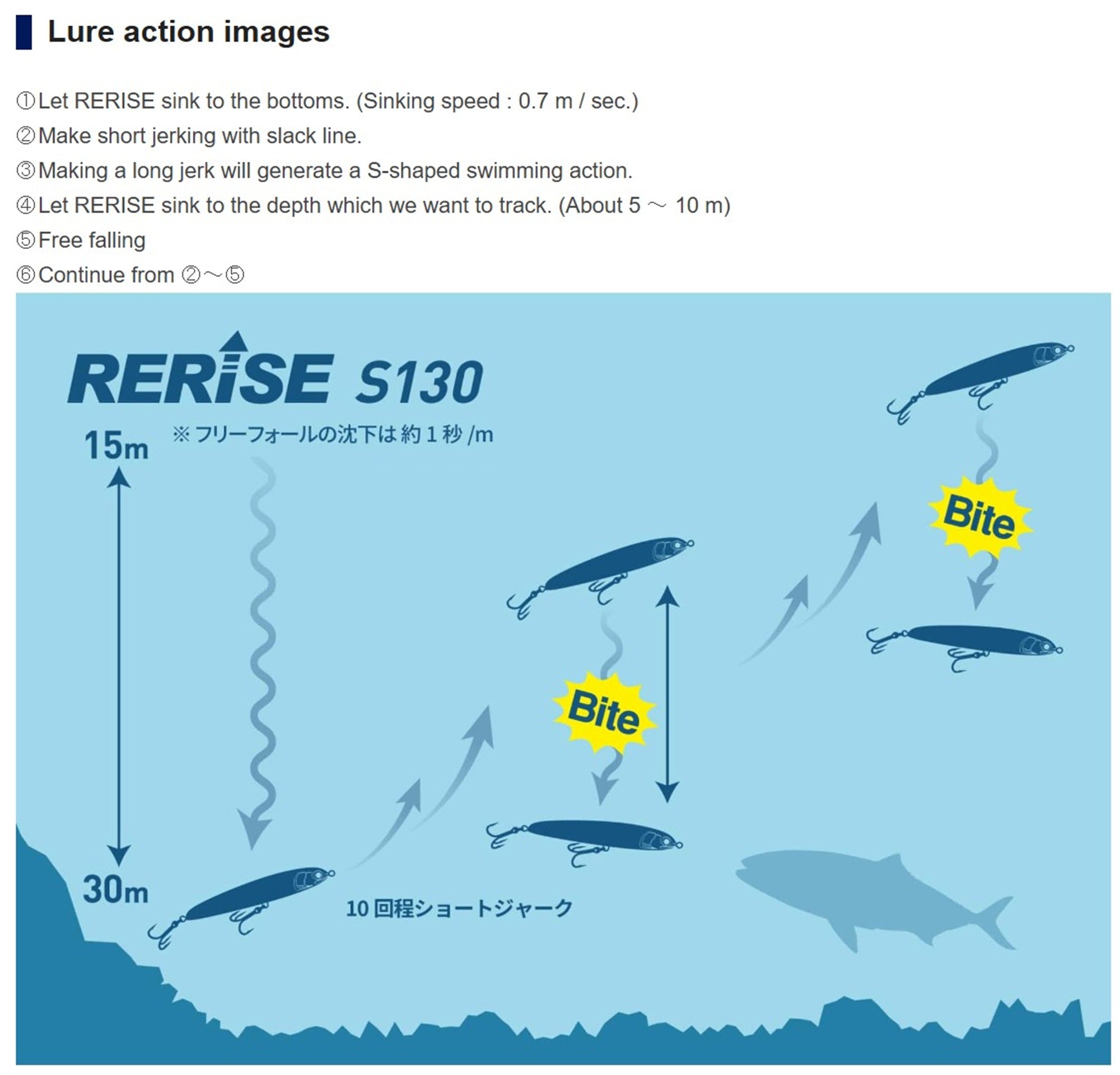 Maria Rerise S130 70 grams Sinking Lure 900 (2714)