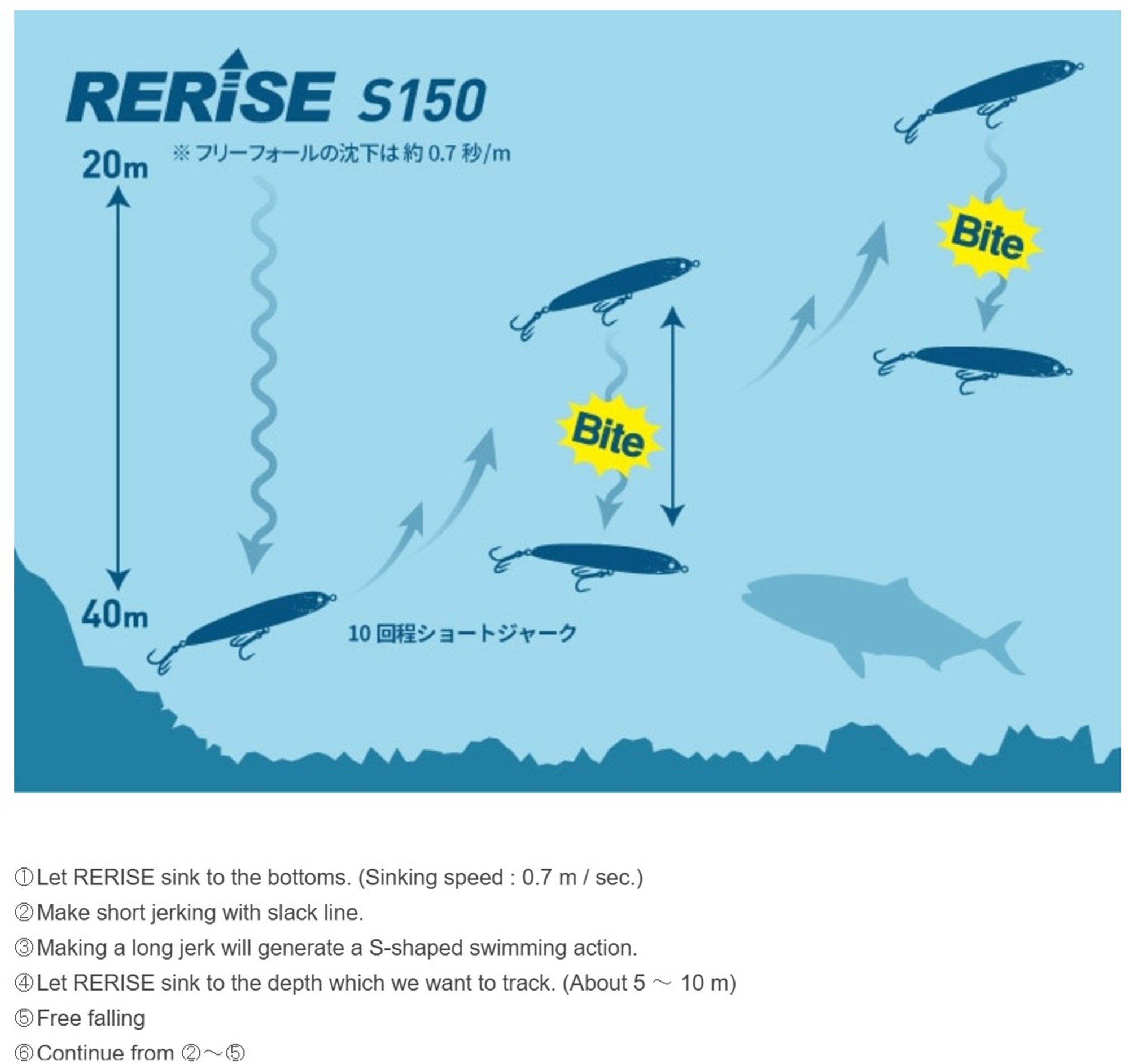 Maria Rerise S150 100 grams Sinking Lure 013 (5219)