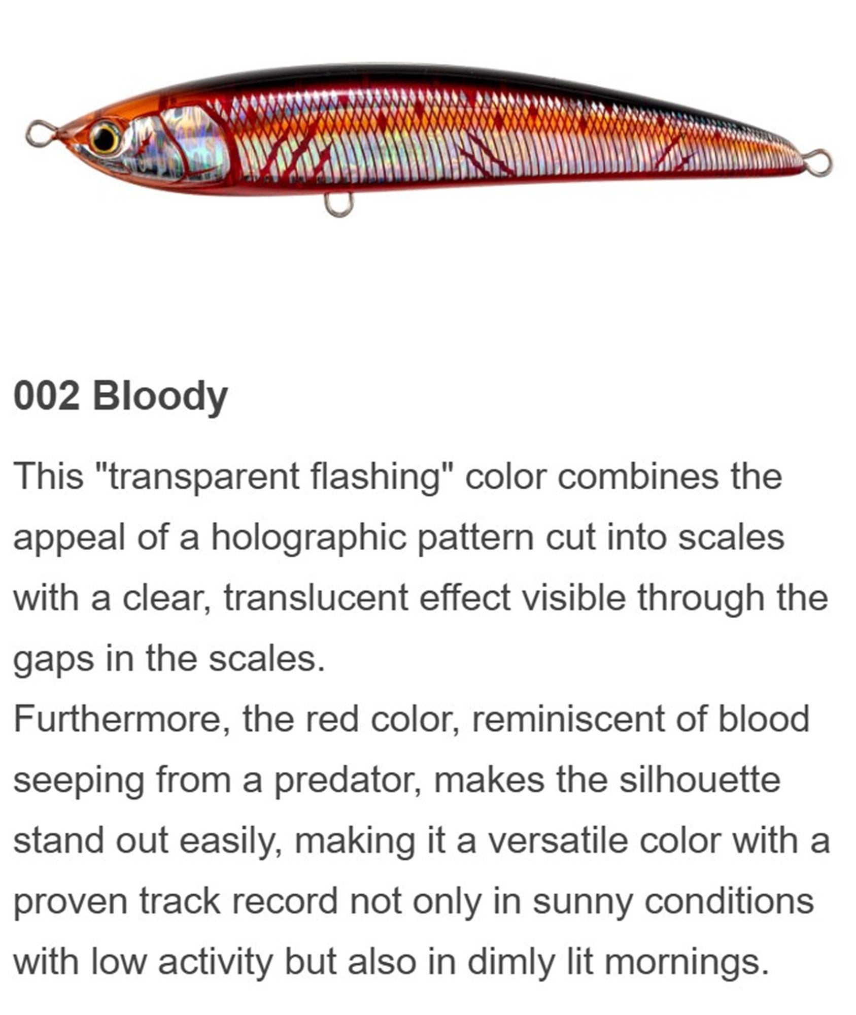 Maria Legato F230 95 grams Floating Lure 002 (4005)