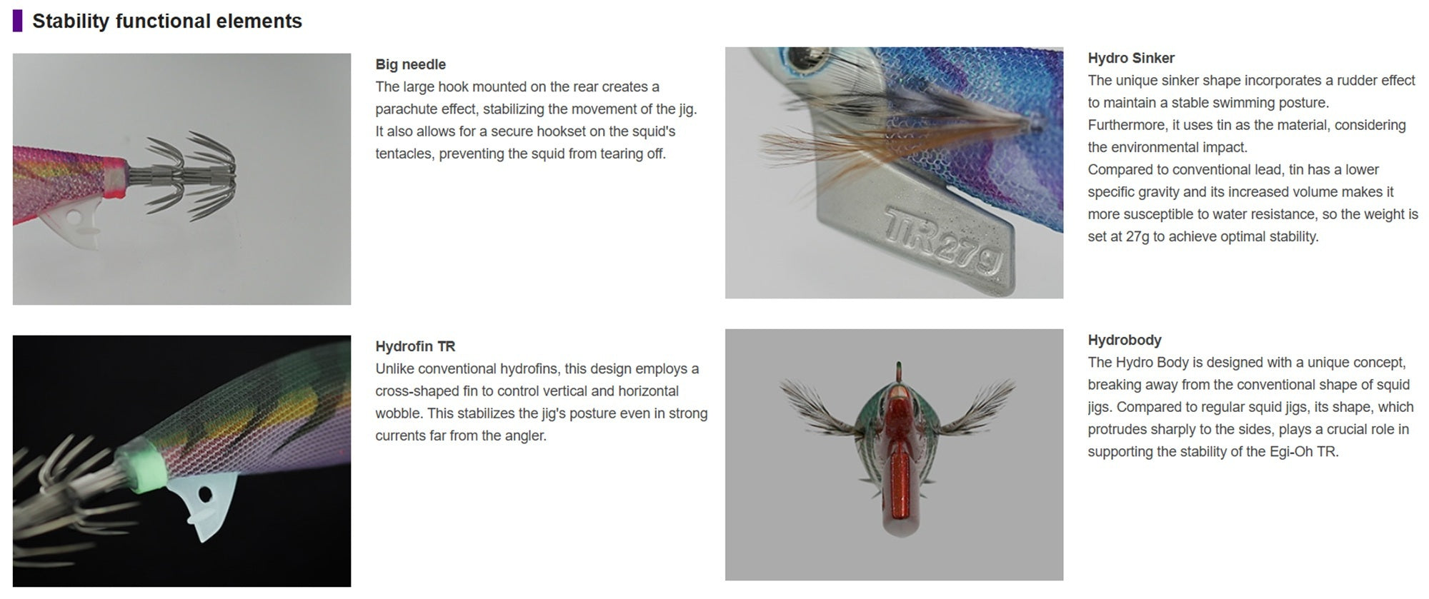 Yamashita Live Egi-O-TR Squid Jig 3.0-21 grams-1.5 sec per m 102 (0372)