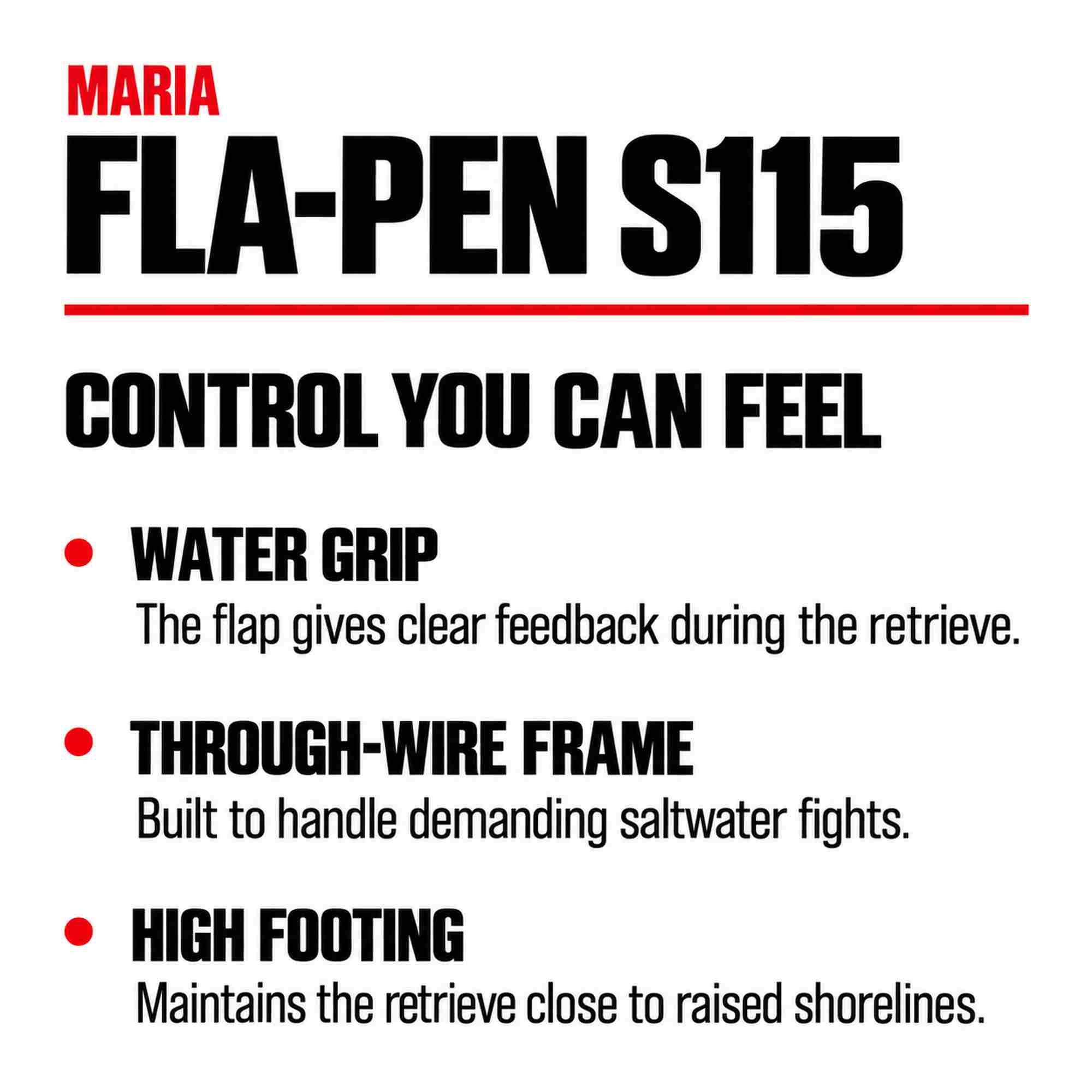 Maria Fla Pen S115 38 grams Sinking Lure 050 (1652)