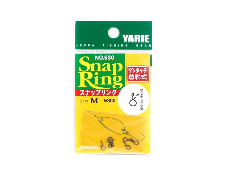 Yarie Jespa M. 530 Quick Snap Ring for Small Lures Fly 7 lb Size M (4062)