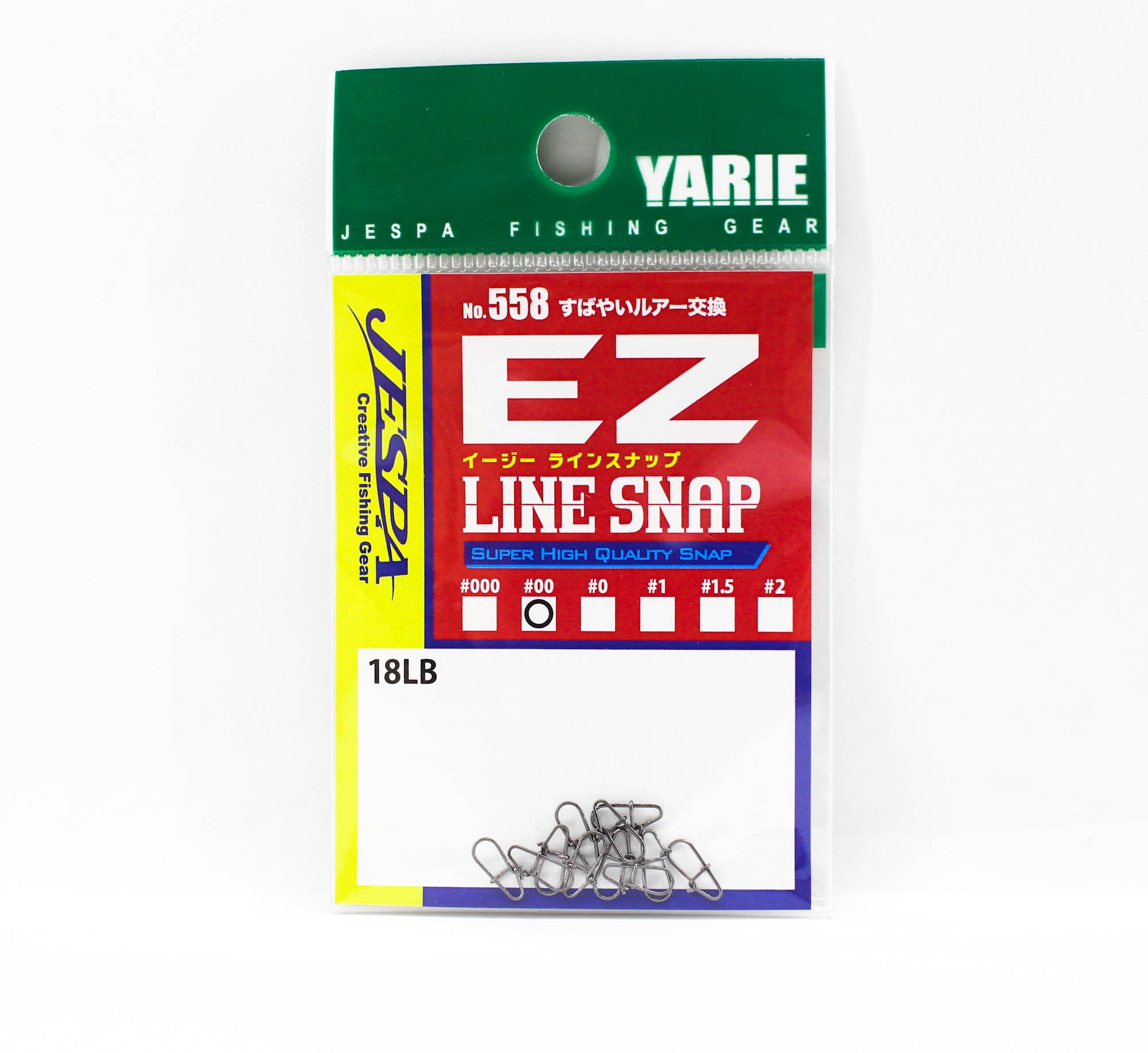 Yarie Jespa M.558 EZ Line Snap 18 lb Size 00 (9262)