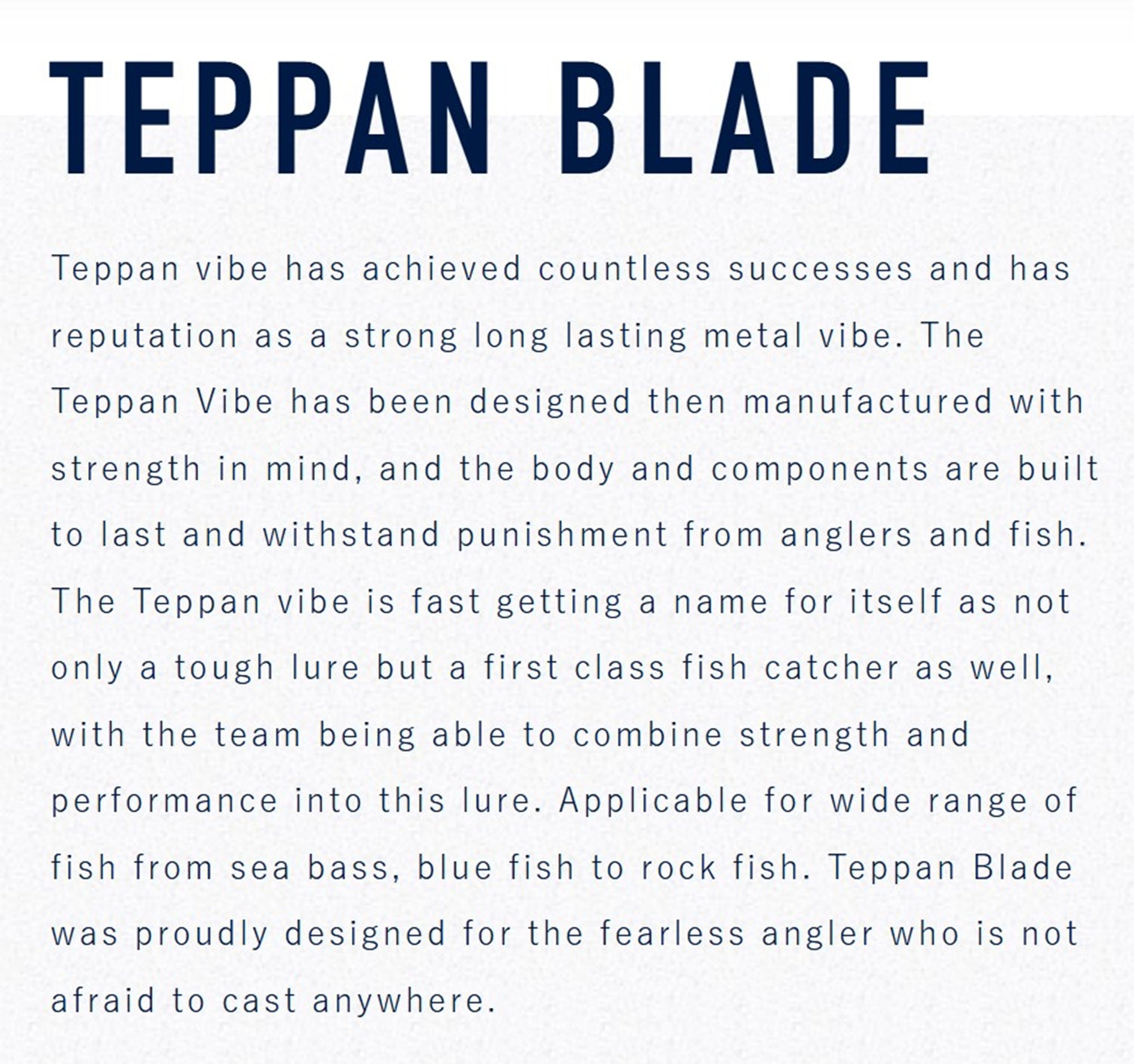 Jackson Teppan Blade Metal Vibration 28 grams 56 mm Sinking Lure GCH (8282)