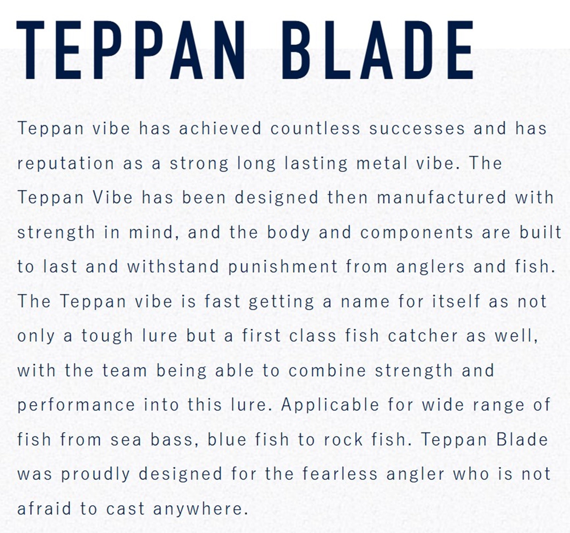 Sale Jackson Teppan Blade Metal Vibration 28g 56mm Sinking Lure GCB (1069)
