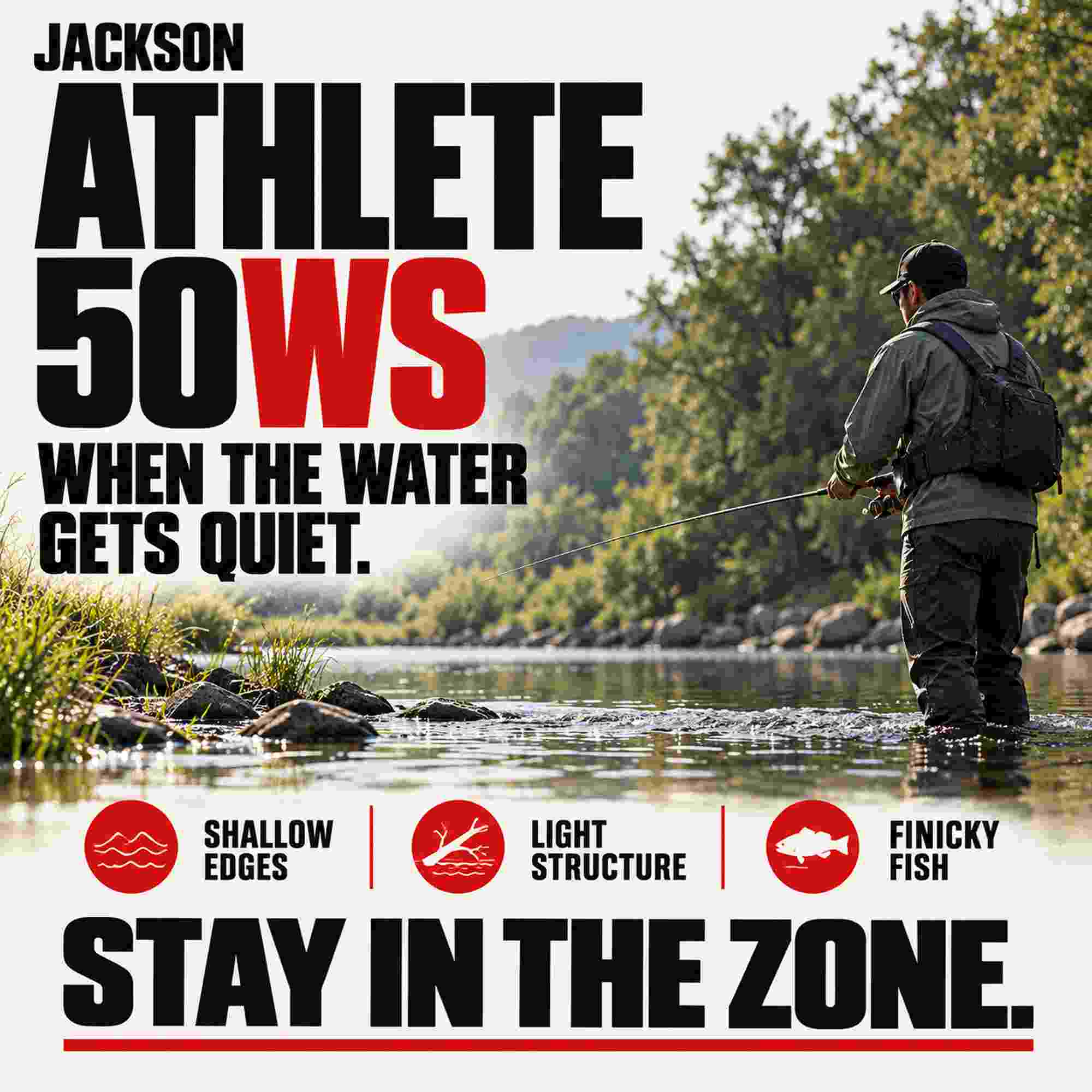 Jackson Mixture Athlete 50WS Sinking Lure LMS (8561)