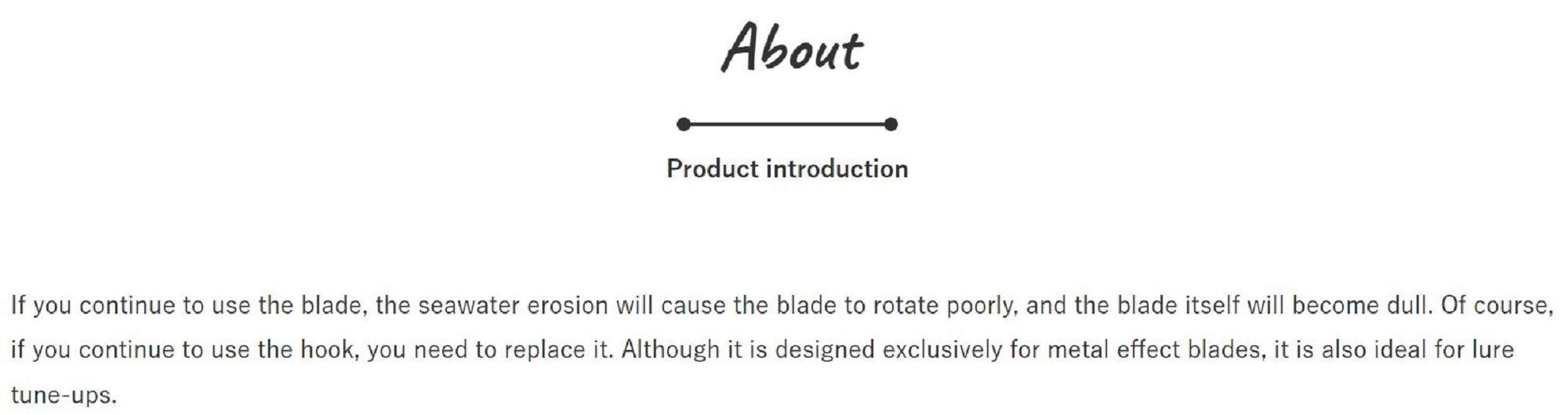 Jackson Metal Effect Blade Size S Silver (0904)