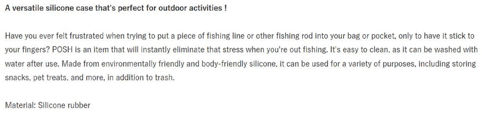 Jackson Case Posh Silicone 11 x 8 x 7.5 cm BLK (1666)