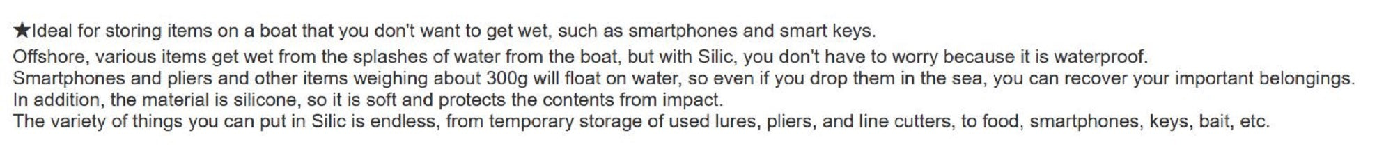 Jackson Silick Pouch Waterproof Silicon Zipper 220 x 65 x 135mm BLK (3080)