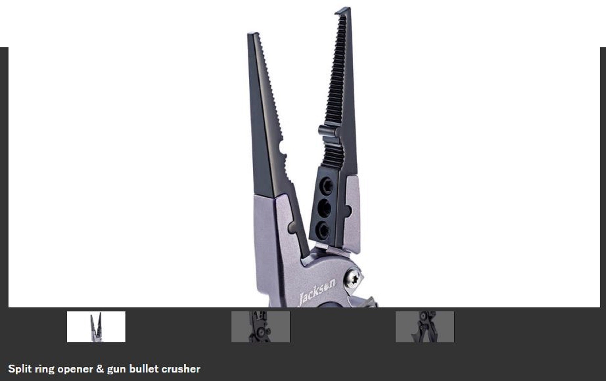 Jackson Pliers Aluminium One Touch Lock BLK (5909)