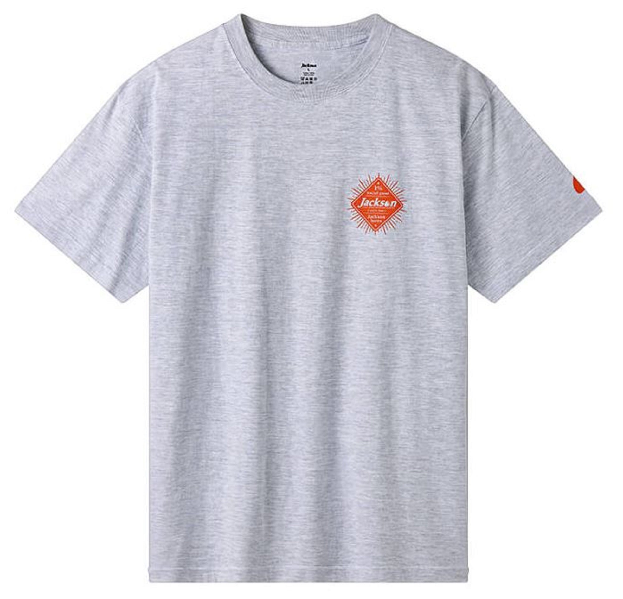 Jackson T-shirt Logo Casual Tee Ash Size M (6081)