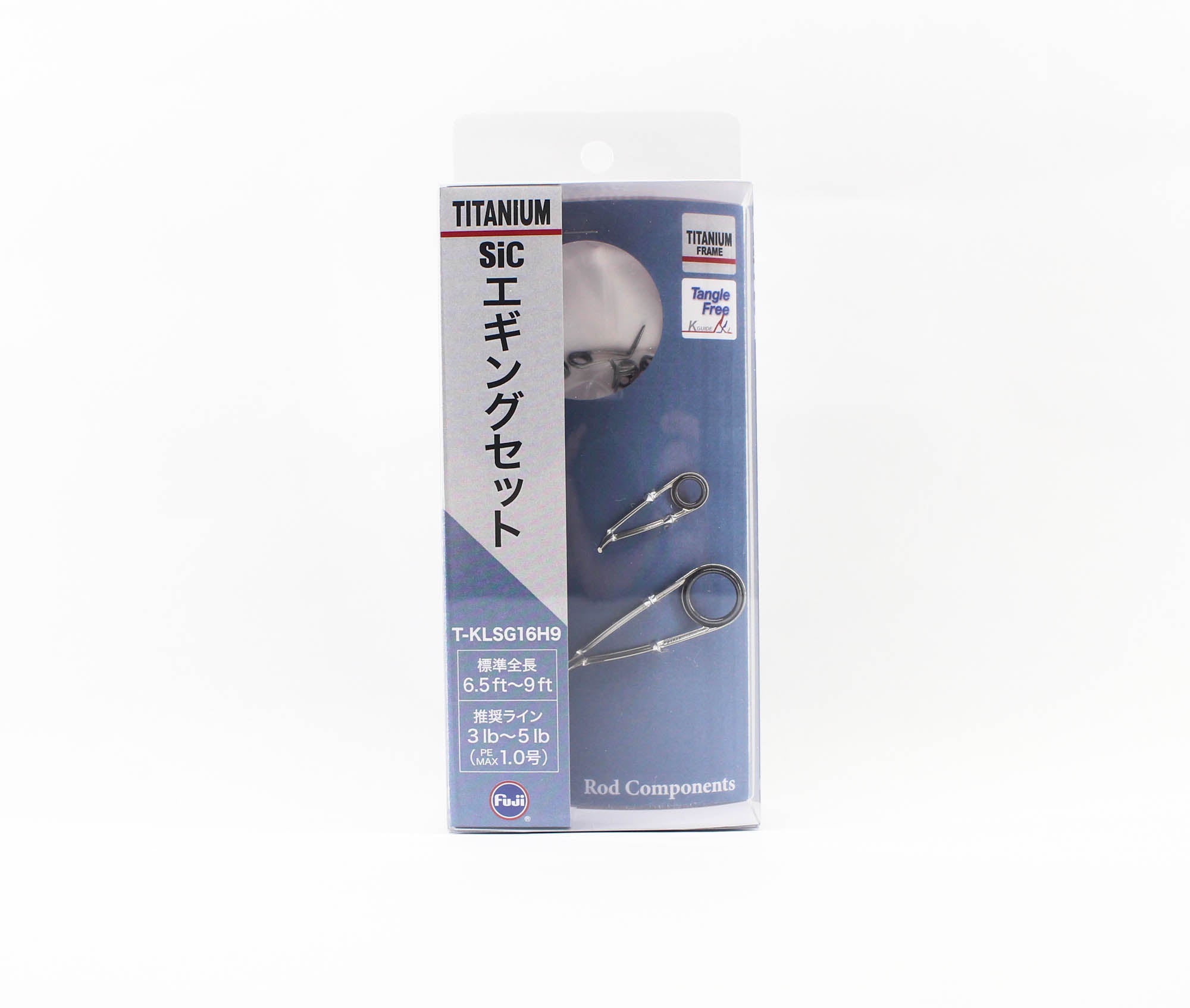 Fuji T-KLSG 16H9 Rod Guide SIC Titanium Frame Set (8785)