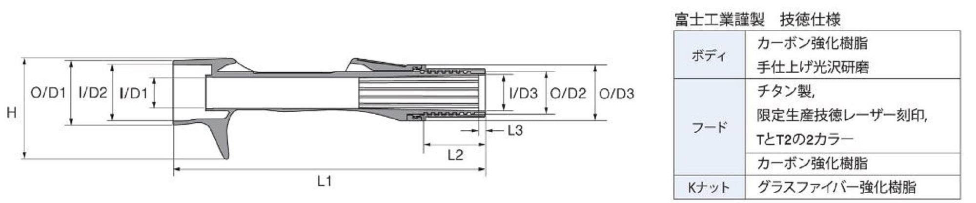 Fuji T2CP-FBCSK15 Reel Seat For Baitcast x 1 (1464)