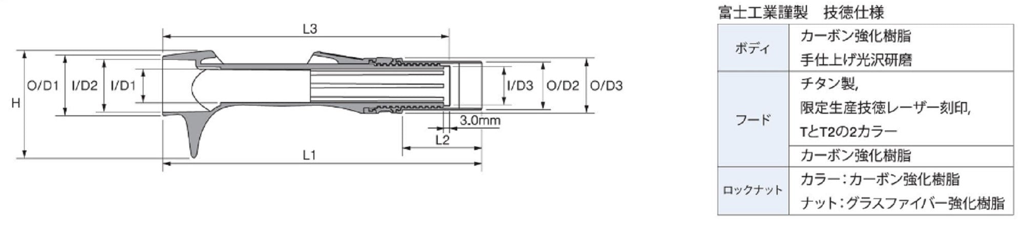 Fuji T2CP-VJTSJK19-17 Reel Seat For Baitcast x 1 (1761)