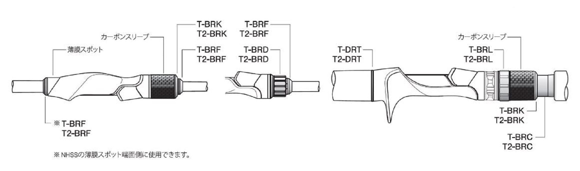 Fuji T2-BRK22 Parts Titanium for TCH Size 22 TCH (2430)