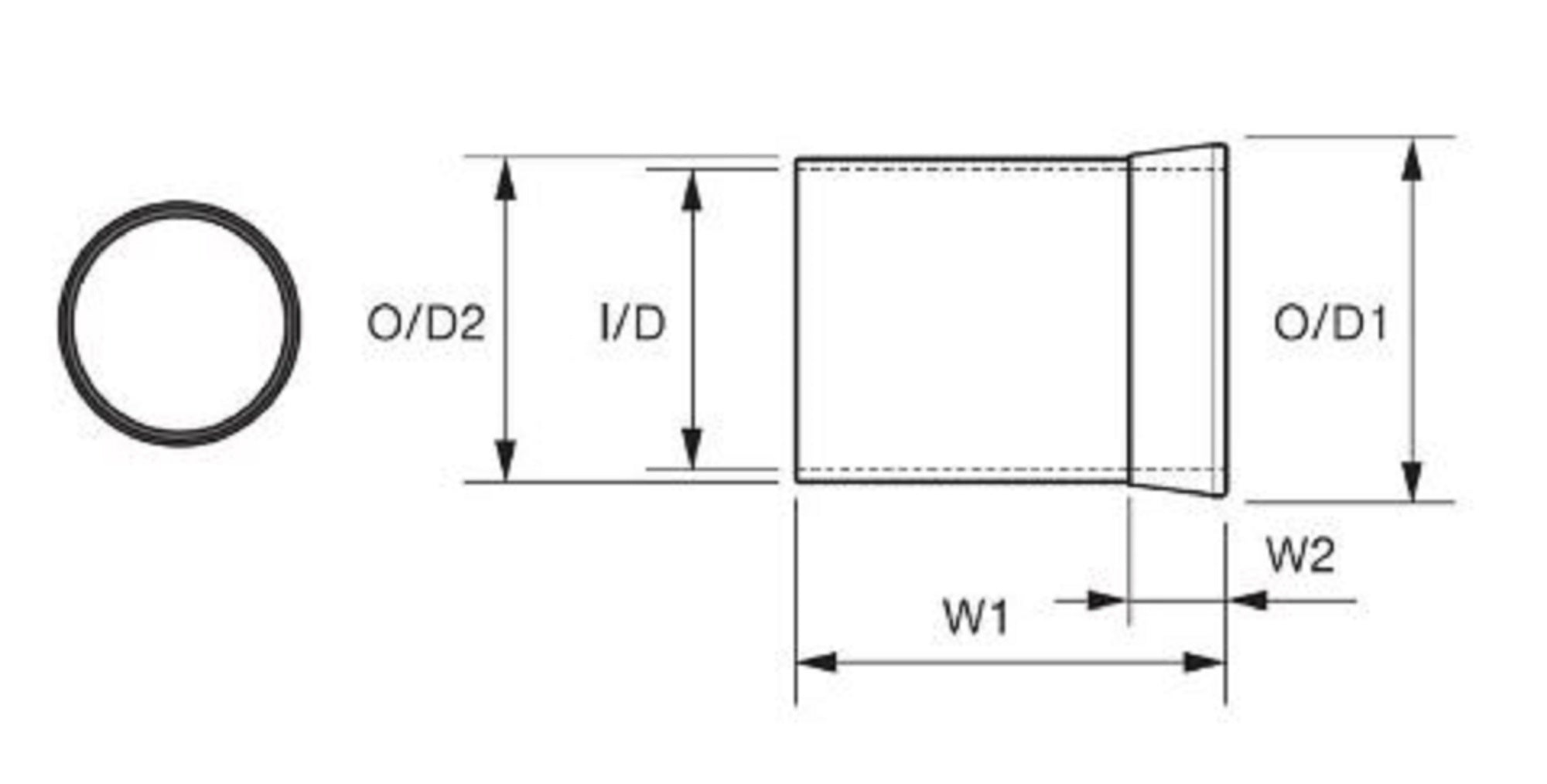 Fuji T-2BRC17 Parts Titanium for TCH Size 17 (2508)