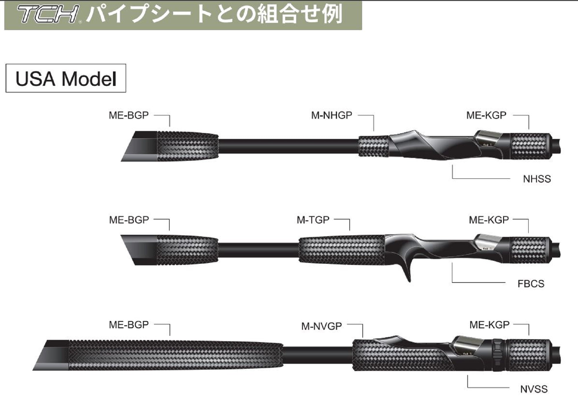 Fuji M-NHGP Size 13-25 Neo Carbon Rear Grip x 1 (2959)