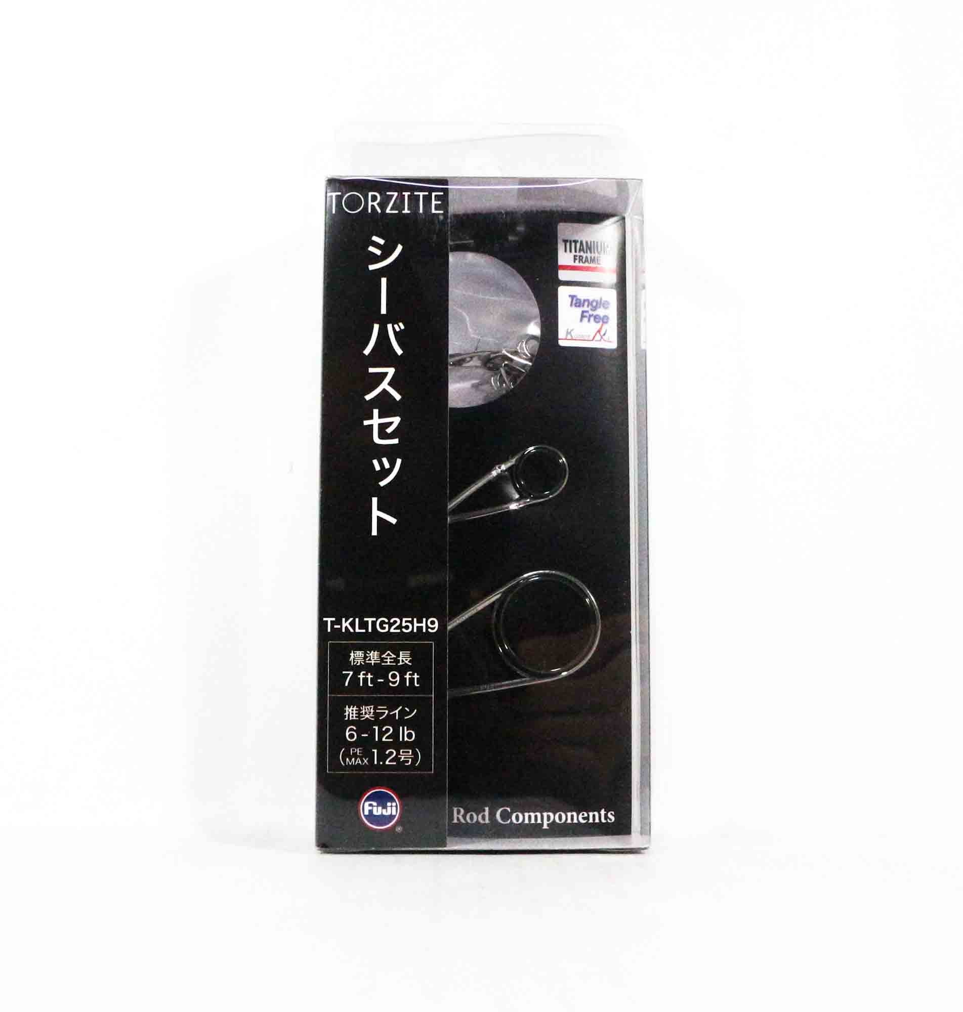 Fuji T-KLTG Size 25H9 Rod Guide Torzite Titanium Frame Set (0045)