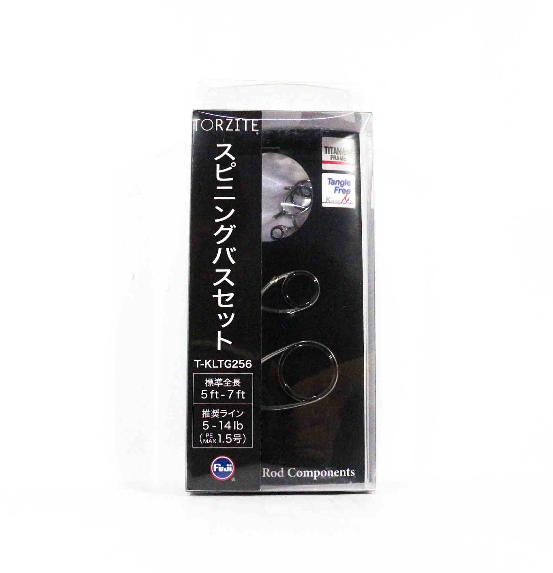 Fuji T-KLTG Size 256 Rod Guide Torzite Titanium Frame Set (0052)